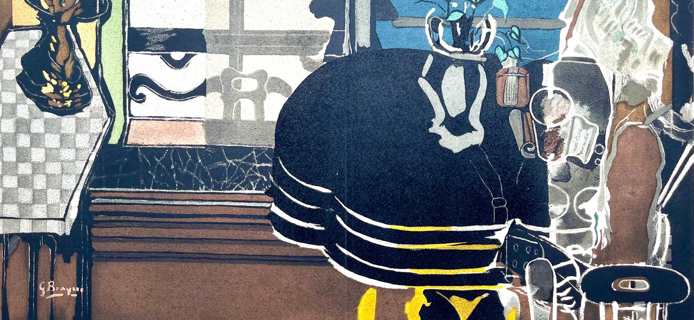 Georges Braque, Intérieur a la Table noire, Une Aventure Méthodique