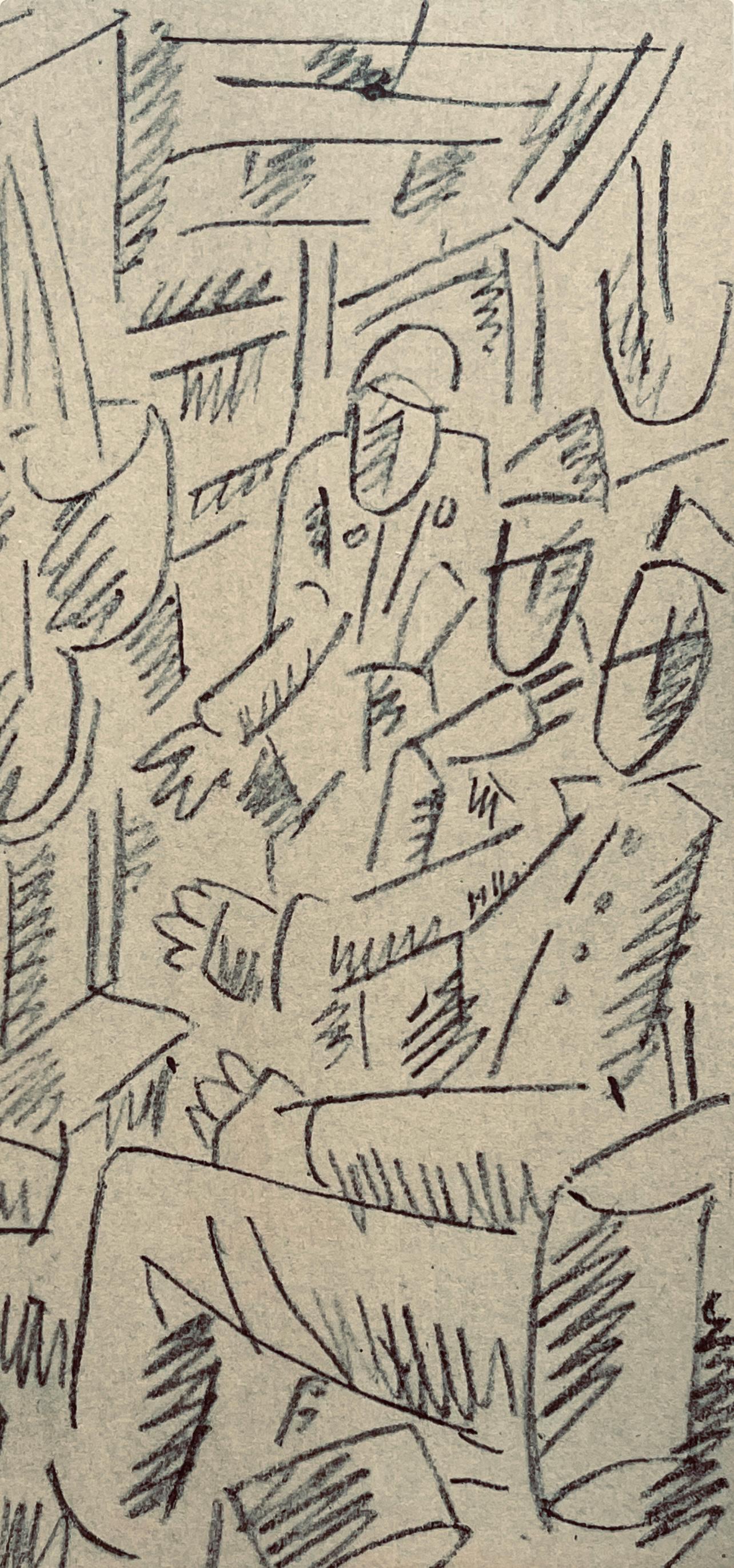 Fernand Léger, Soldats Jouant Aux Cartes, Fernand Léger, Dessins de Guerre, Limited Edition Lithograph