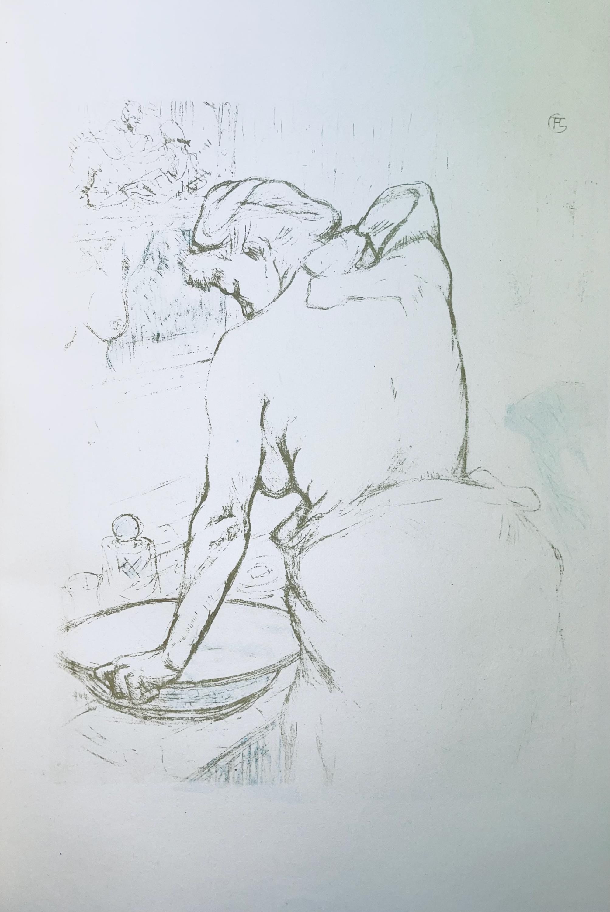 Henri de Toulouse-Lautrec, Composition, Images de Lautrec, 21 Planches en Couleurs, Collezione dell'Obelisco, Limited Edition Lithograph