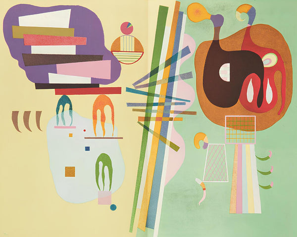 Wassily Kandinsky, Composition, Derrière le miroir, Limited Edition Lithograph