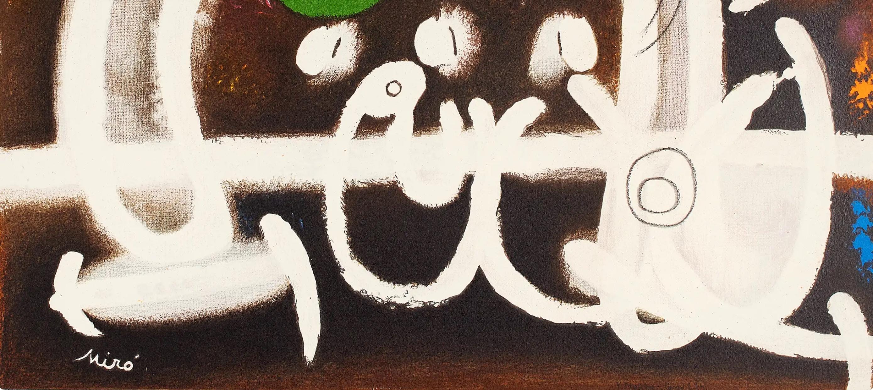 Joan Miró, Composition, Limited Edition Lithograph