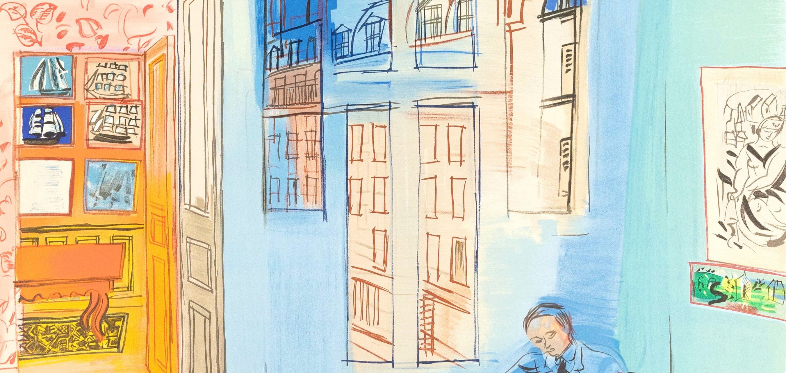Raoul Dufy, L’atelier de Impasse Guelma, Raoul Dufy, Collection Pierre Lévy, Limited Edition Lithograph