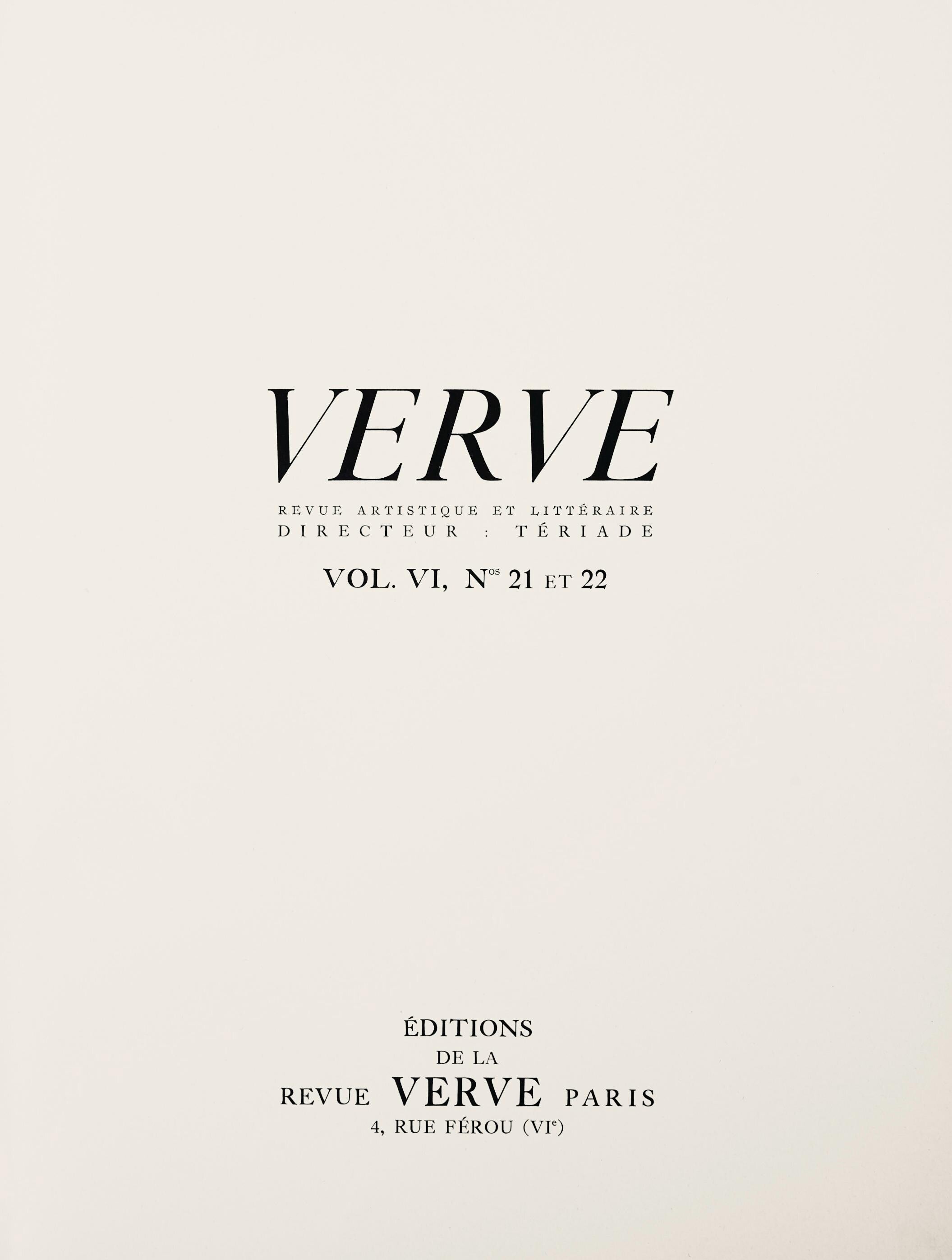 Pablo Picasso, Composition, Picasso and the Human Comedy, Verve: Revue Artistique et Littéraire, Limited Edition Lithograph