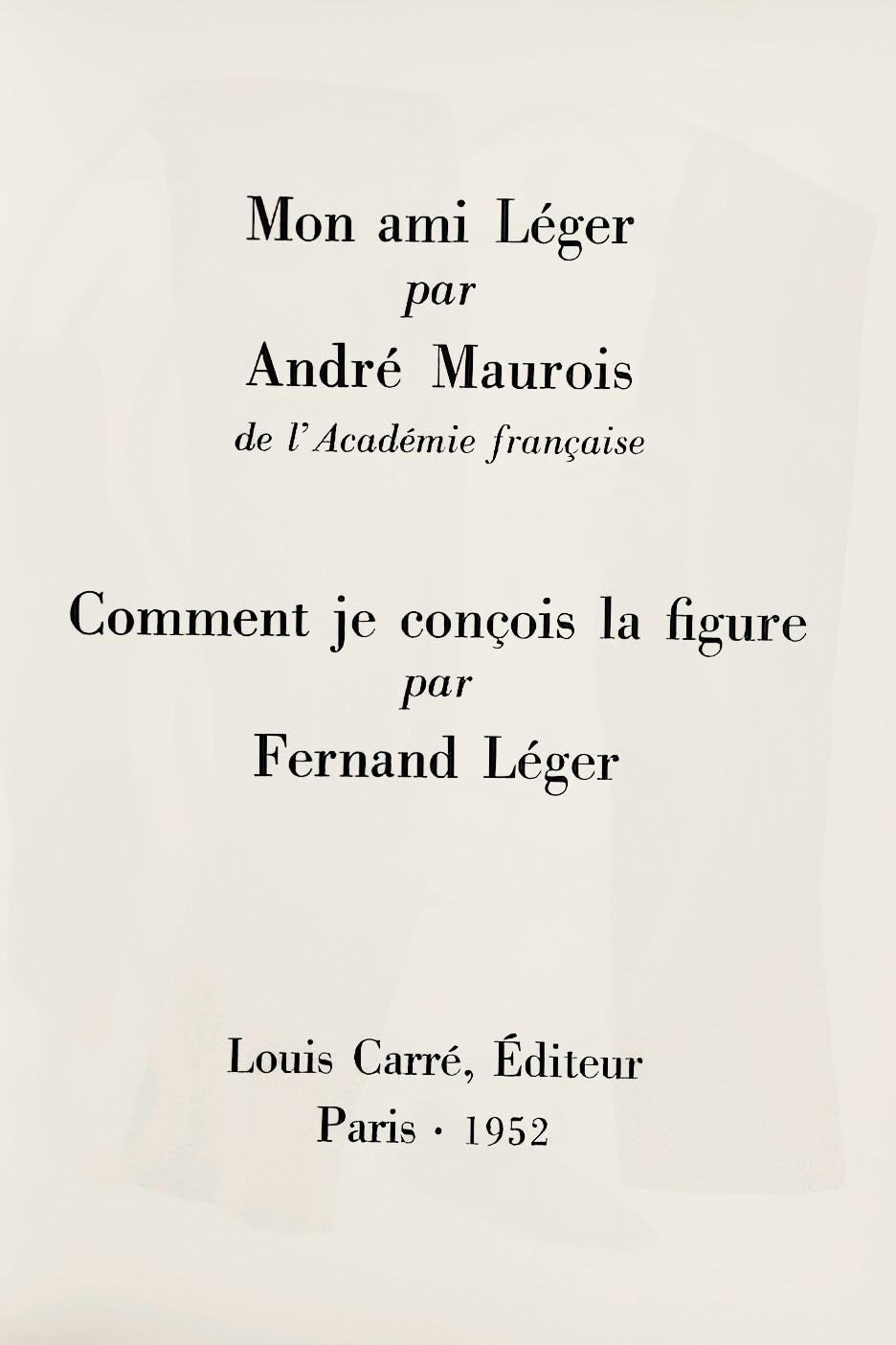 Fernand Léger, Composition, Mon ami Léger, Limited Edition Lithograph