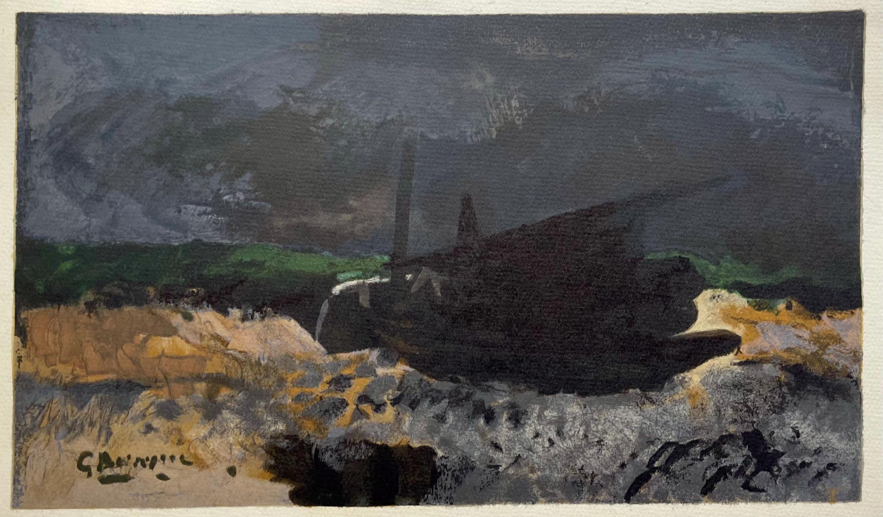Georges Braque, Barque sur les galets, Varengeville, Limited Edition Lithograph