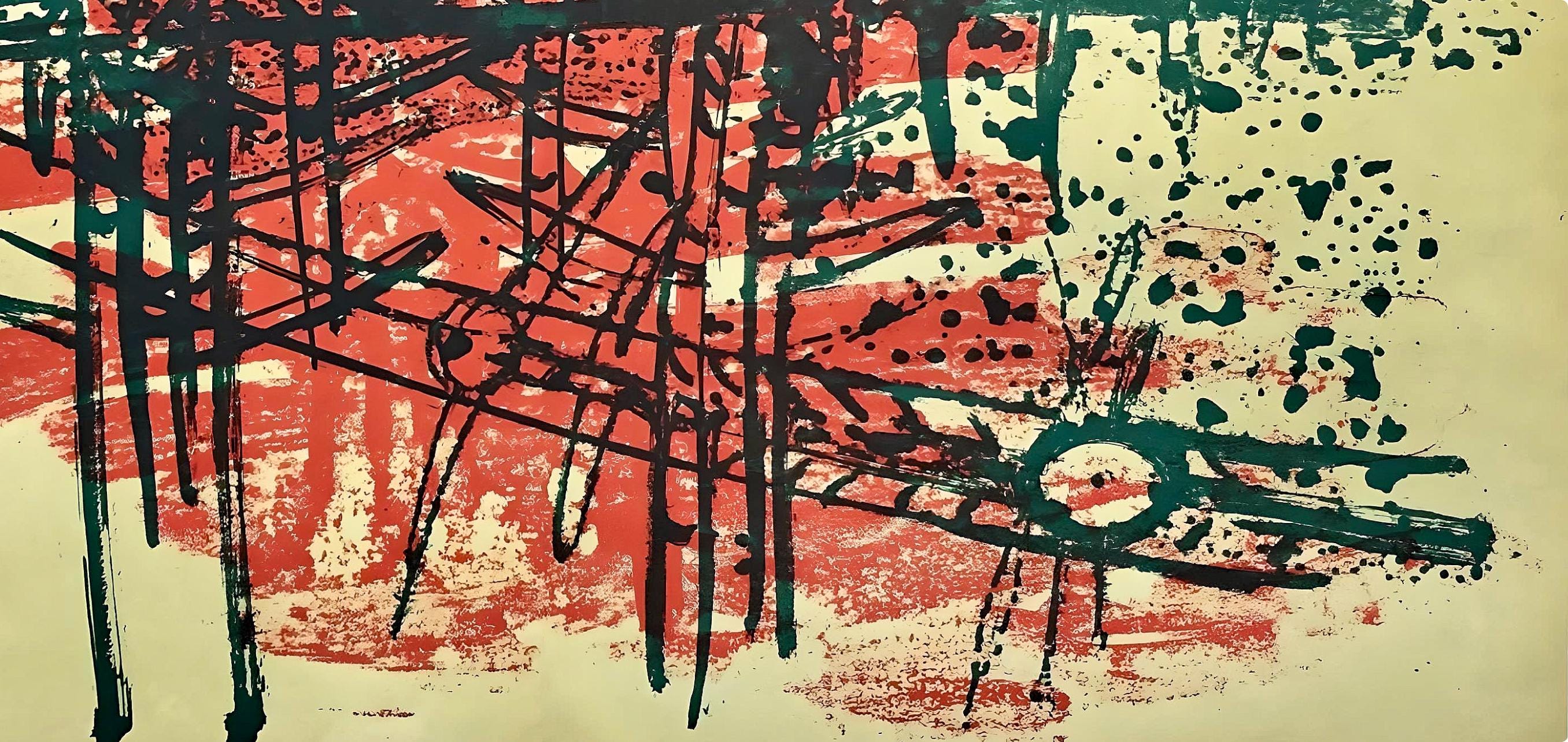 Wifredo Lam 林飛龍, Composition, Suites nº3, Limited Edition Lithograph