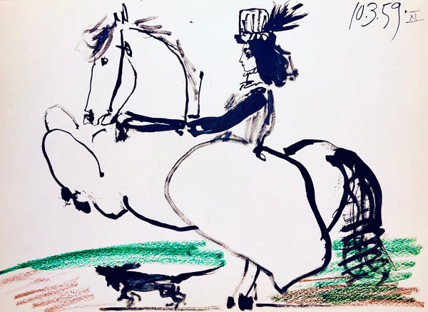 Pablo Picasso, Composition (Bloch 1276; Czwiklitzer 23), Toros y Toreros, Limited Edition Lithograph