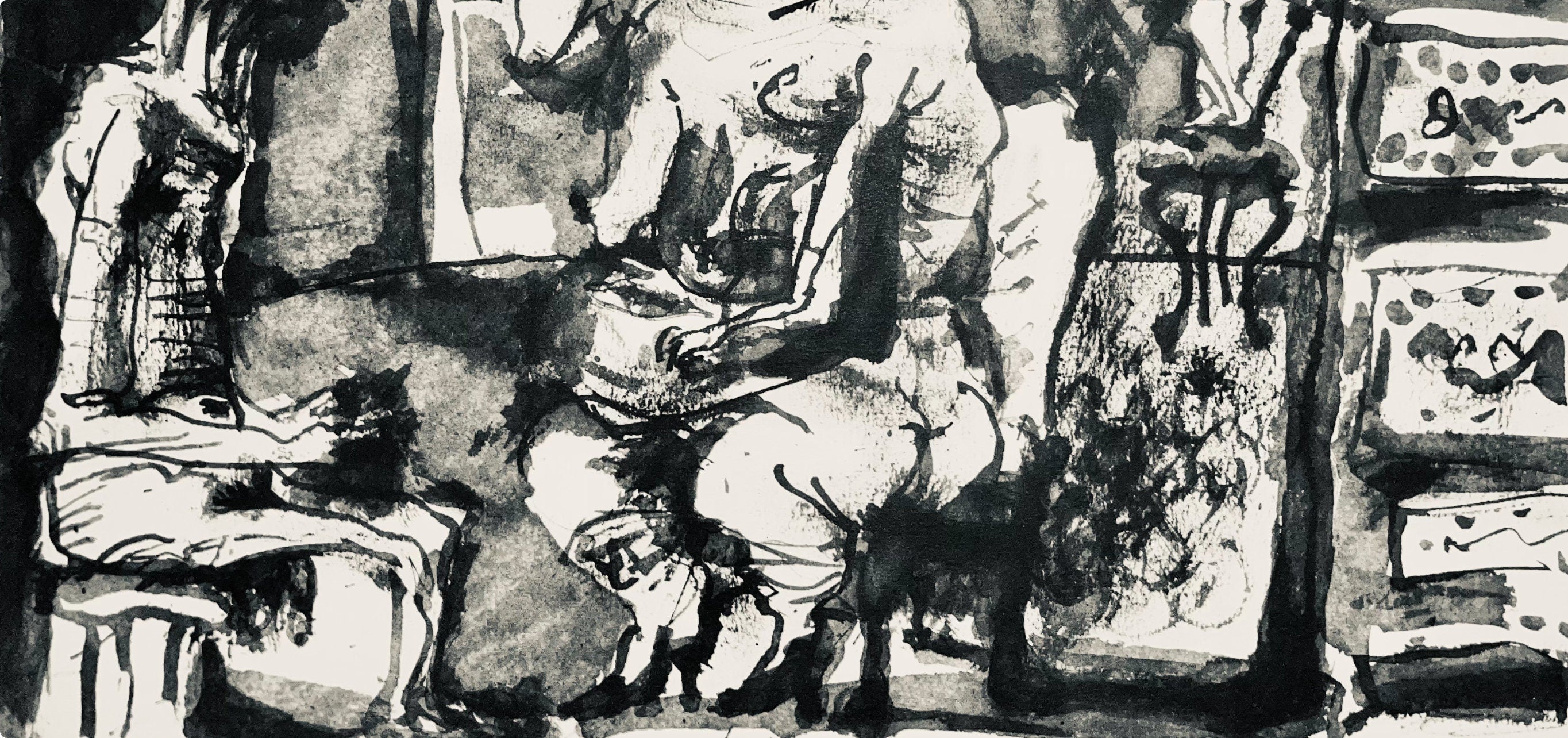 Pablo Picasso, Composition (Bloch 1276; Czwiklitzer 23), Toros y Toreros, Limited Edition Lithograph
