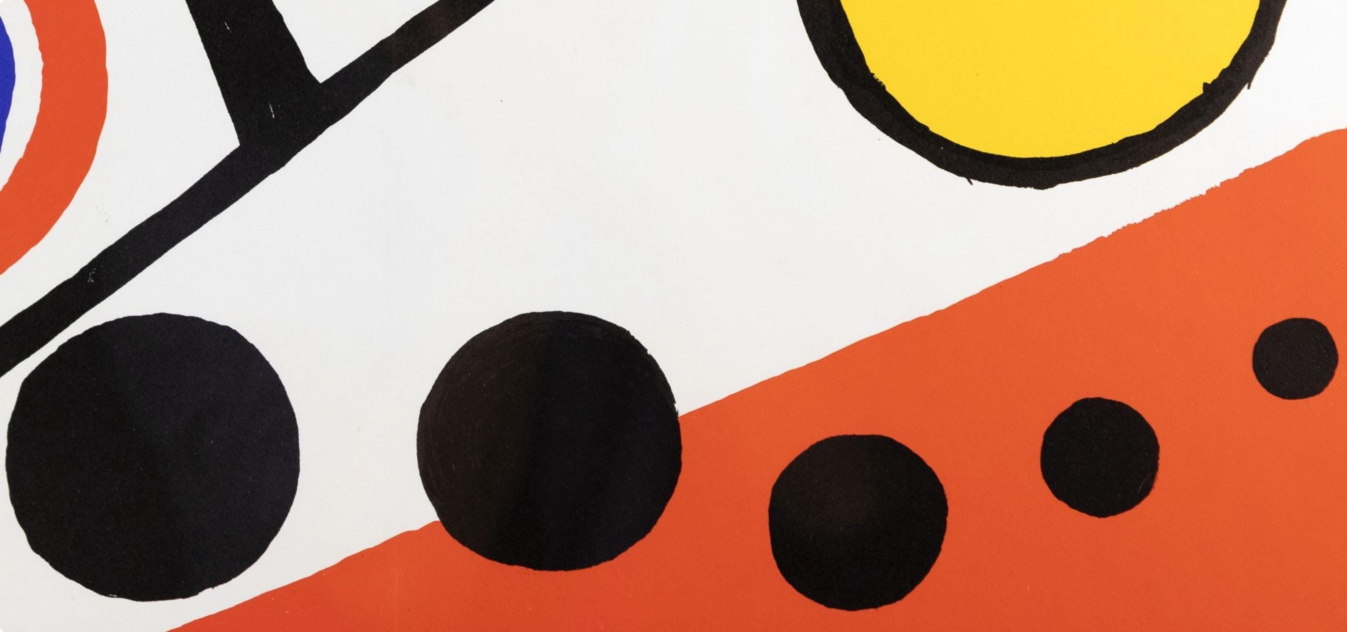 Alexander Calder, Composition, Derrière le miroir, Limited Edition Lithograph