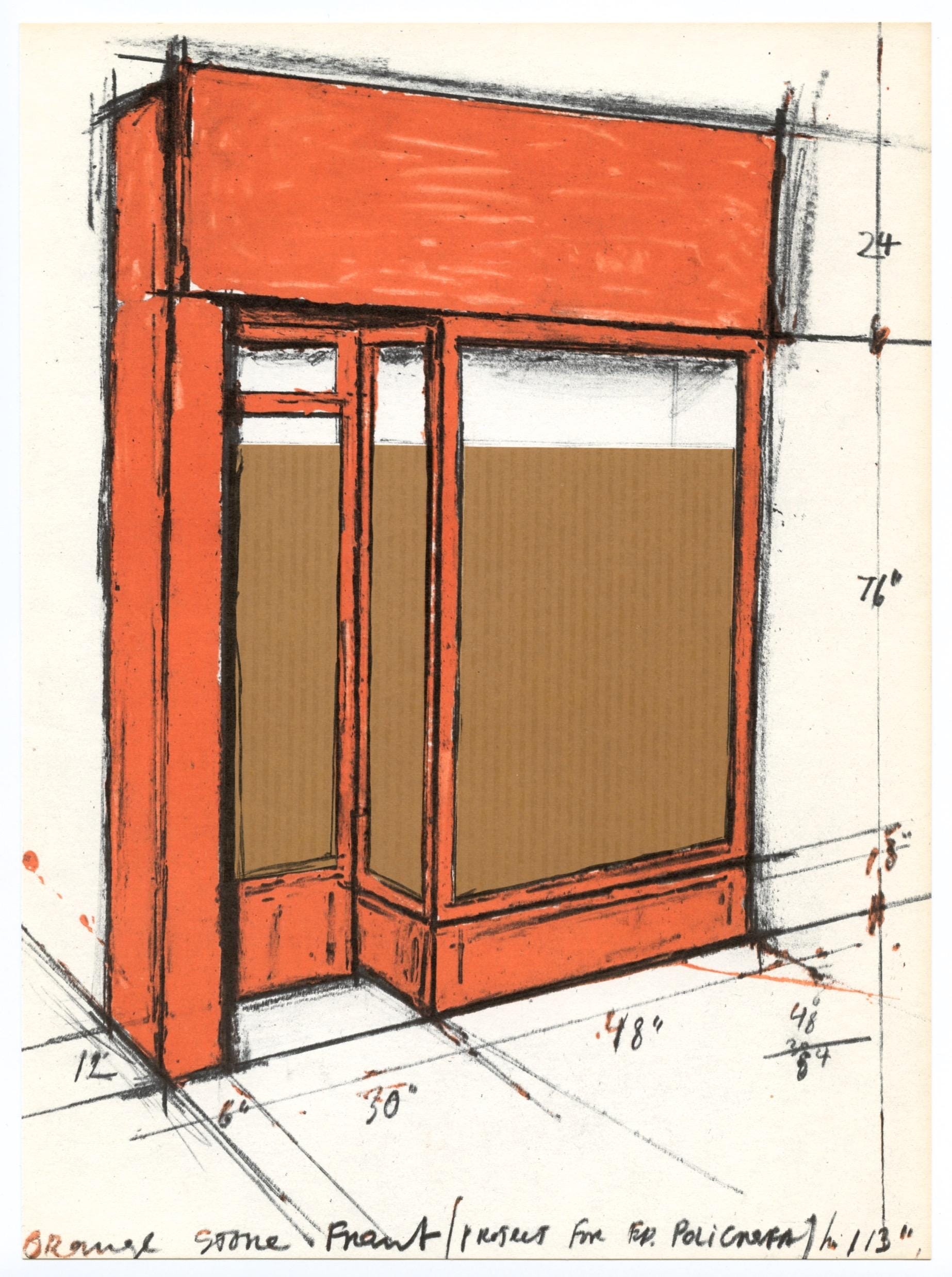 Christo and Jeanne-Claude, Composition, Ediciones Polígrafa, Redfern Gallery, Limited Edition Lithograph
