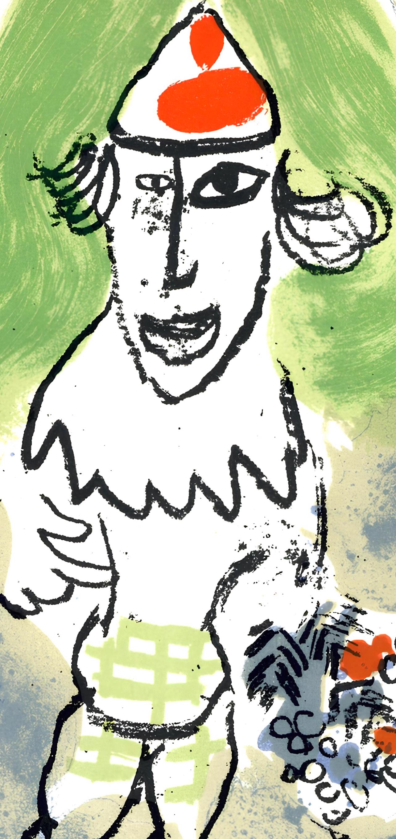 Marc Chagall, Composition (Mourlot 468), Derrière le miroir, Limited Edition Lithograph