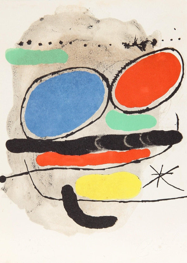 Joan Miró, Composition (Mourlot 872-881; Cramer 164), El tapís de Tarragona, Limited Edition Lithograph