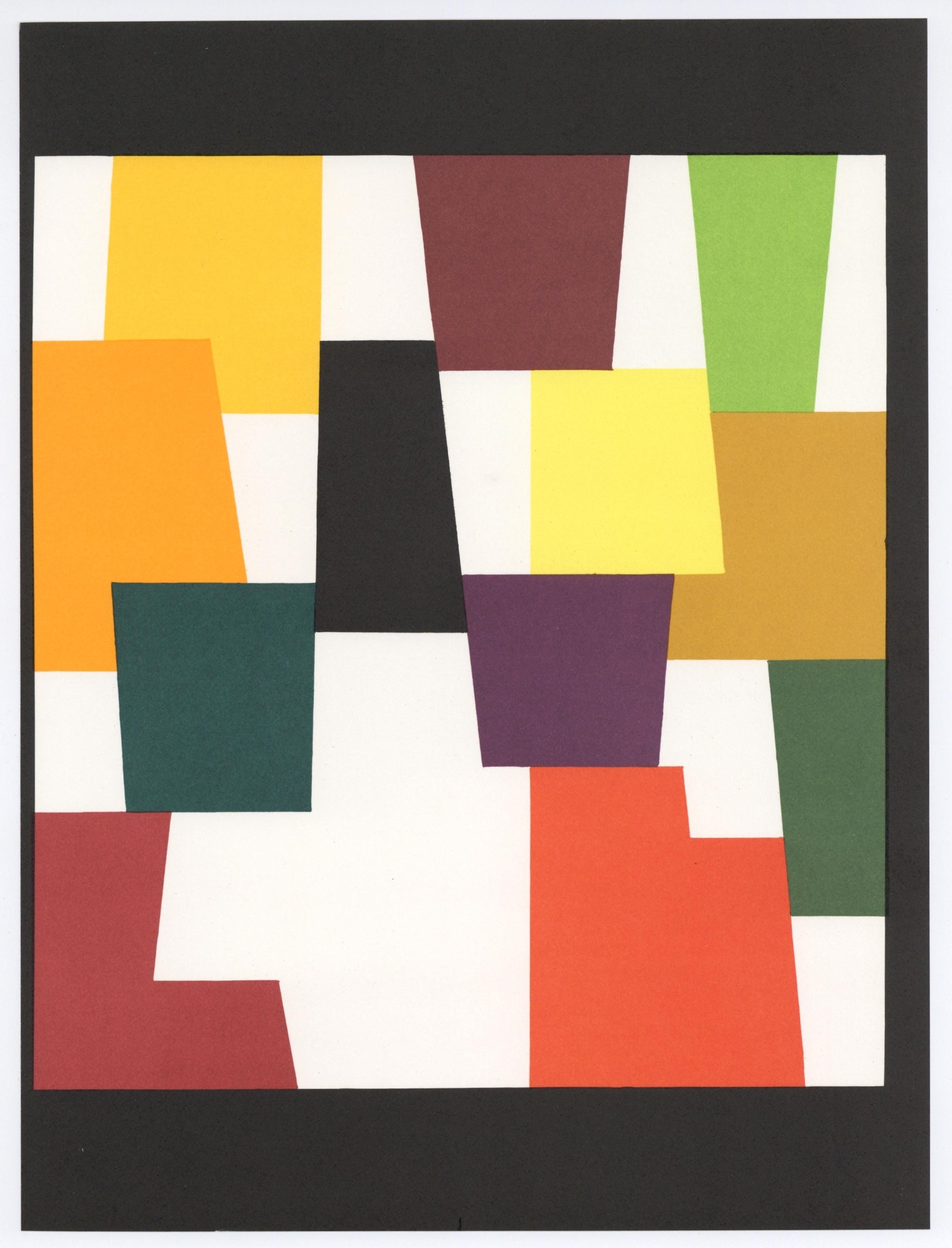 Yaacov Agam, Composition, XXe siècle, Limited Edition Lithograph
