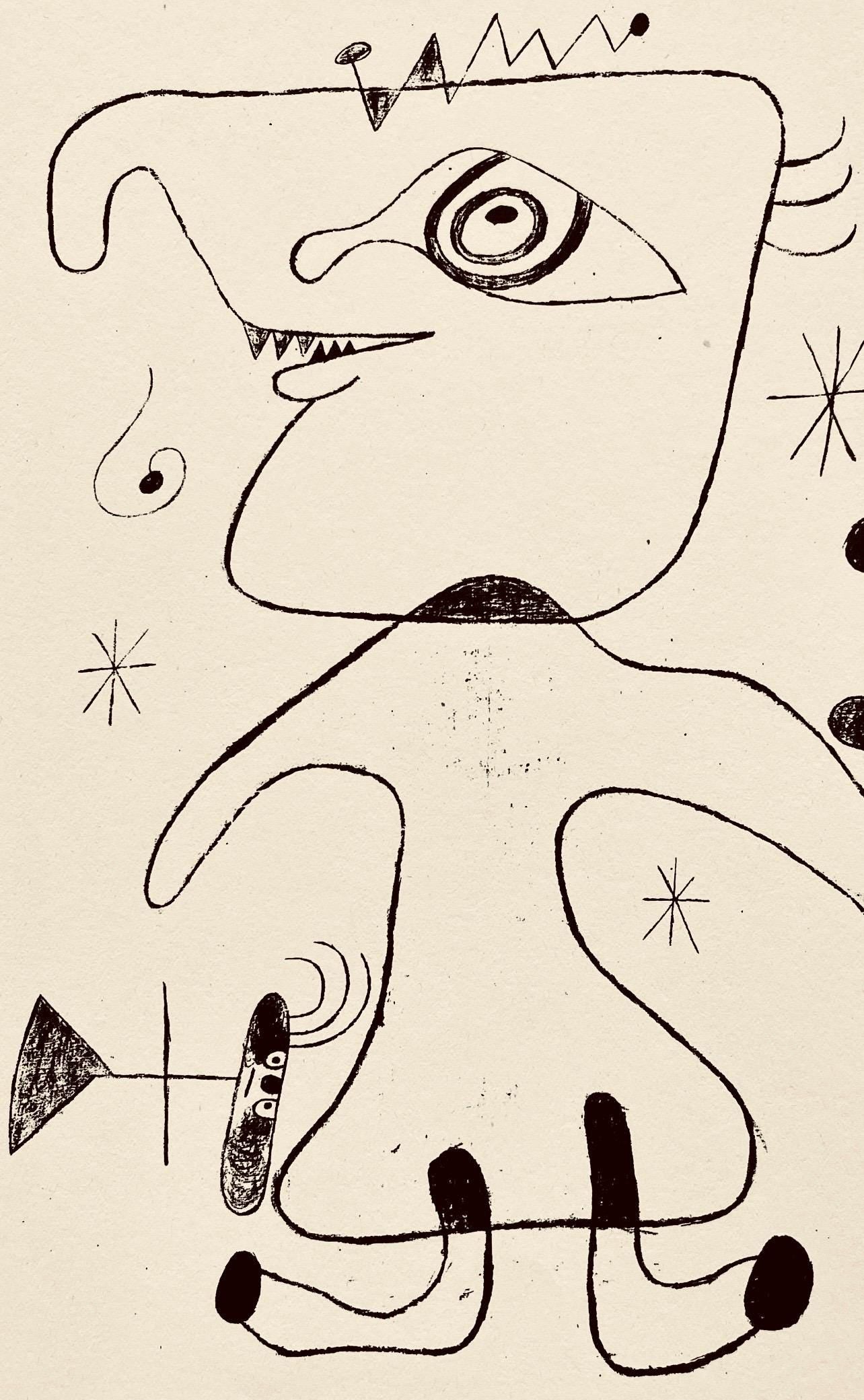 Joan Miró, Composition, The Prints of Joan Miro, Limited Edition Etching