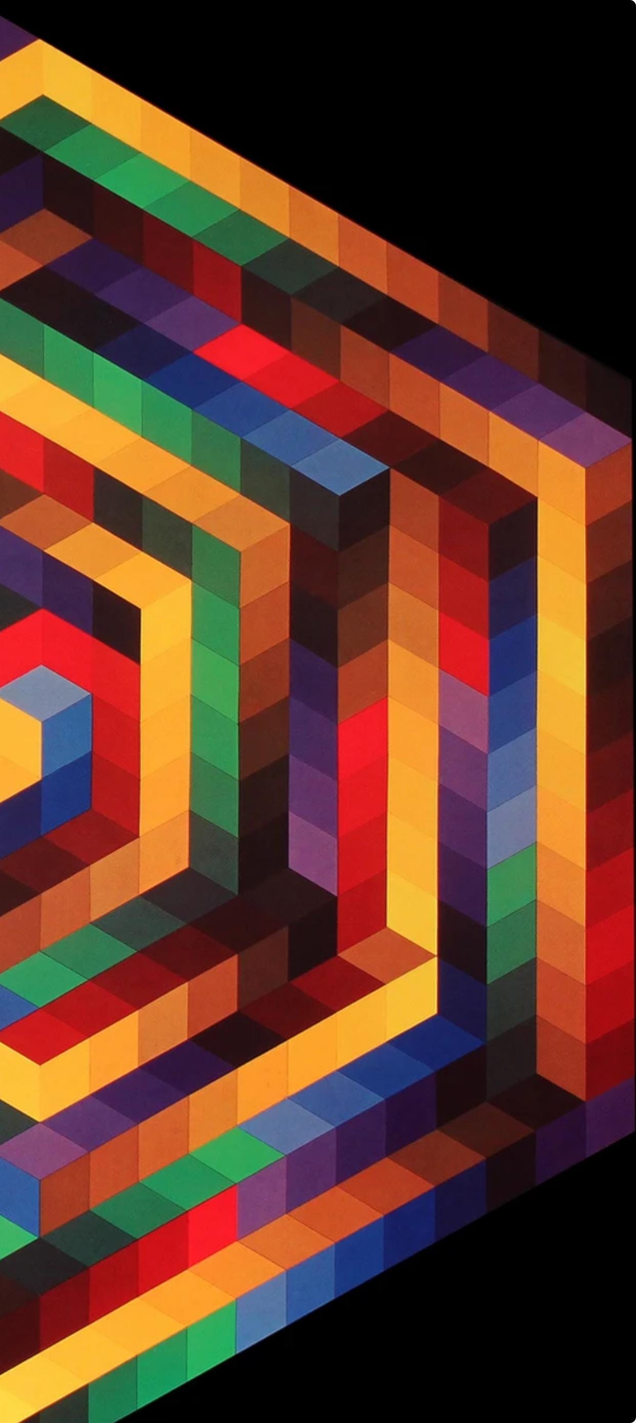Victor Vasarely, Composition, Progressions I, Limited Edition Héliogravure