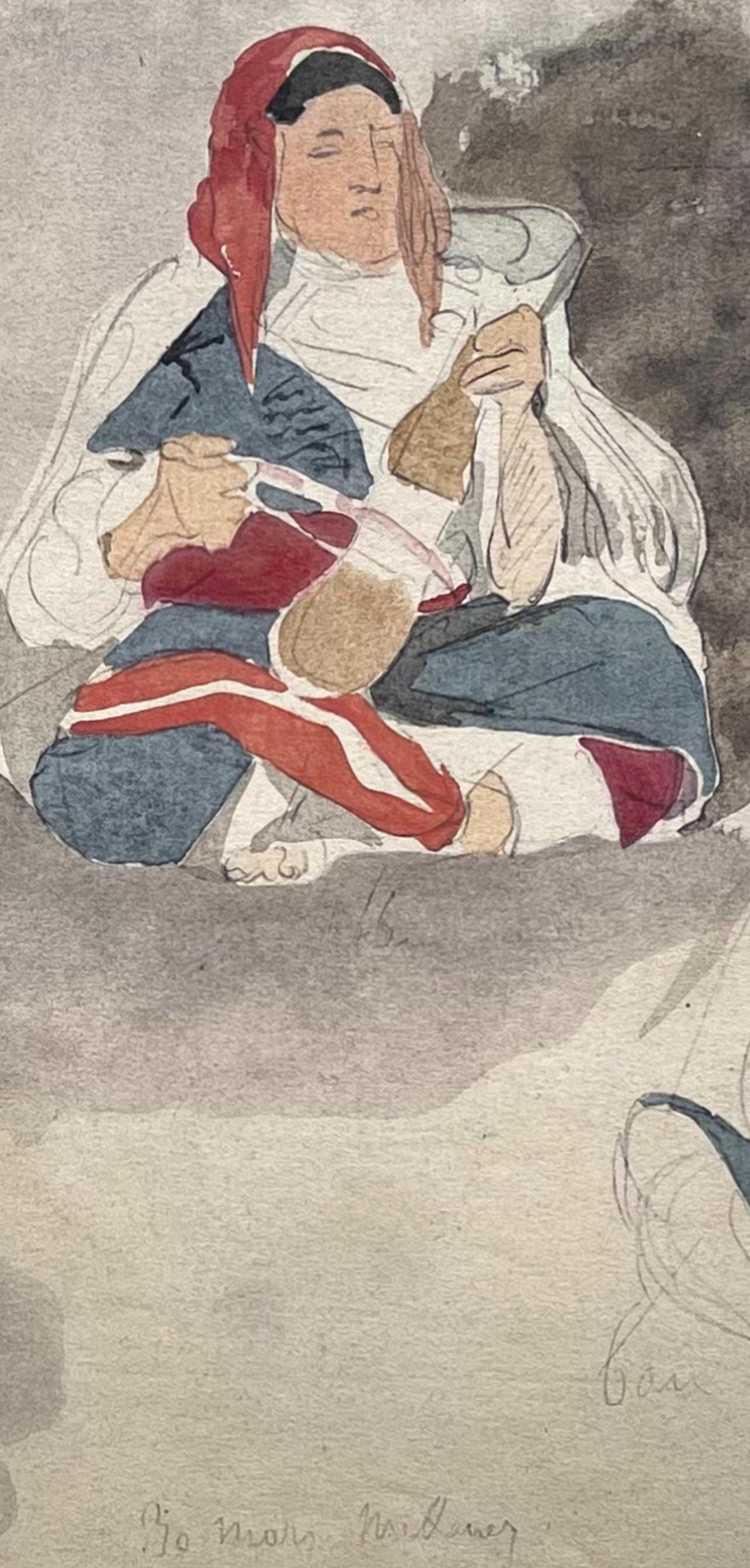 Eugène Delacroix, Composition, Trente et un Dessins et Aquarelles du Maroc, Limited Edition Lithograph