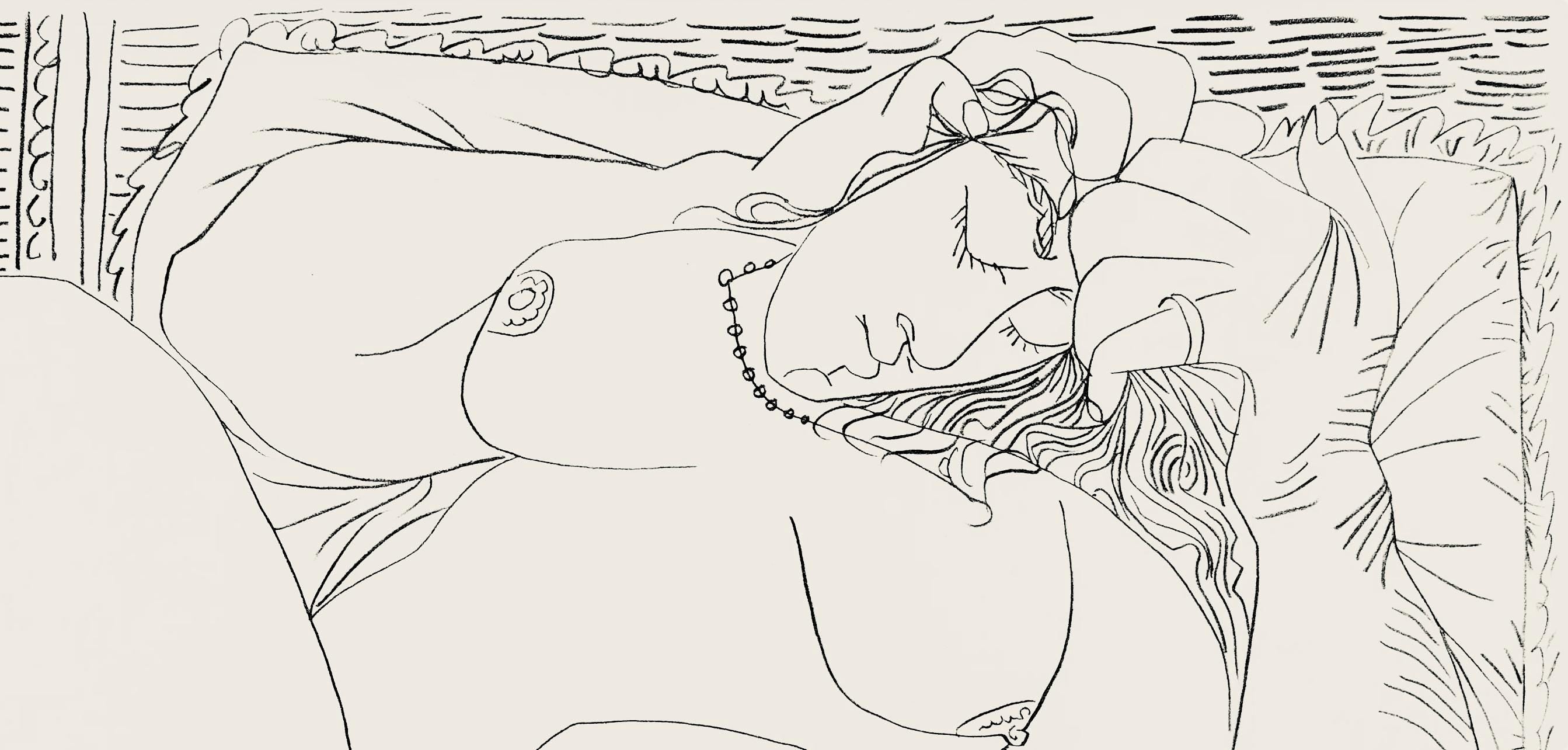 Pablo Picasso, Composition (Orozco 193-204), Au Baiser D'Avignon, Limited Edition Lithograph