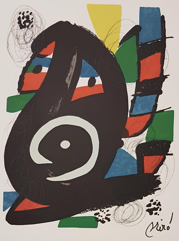 Joan Miró, Composition (Mourlot 1212-1225; Cramer 248), La mélodie acide, Limited Edition Lithograph