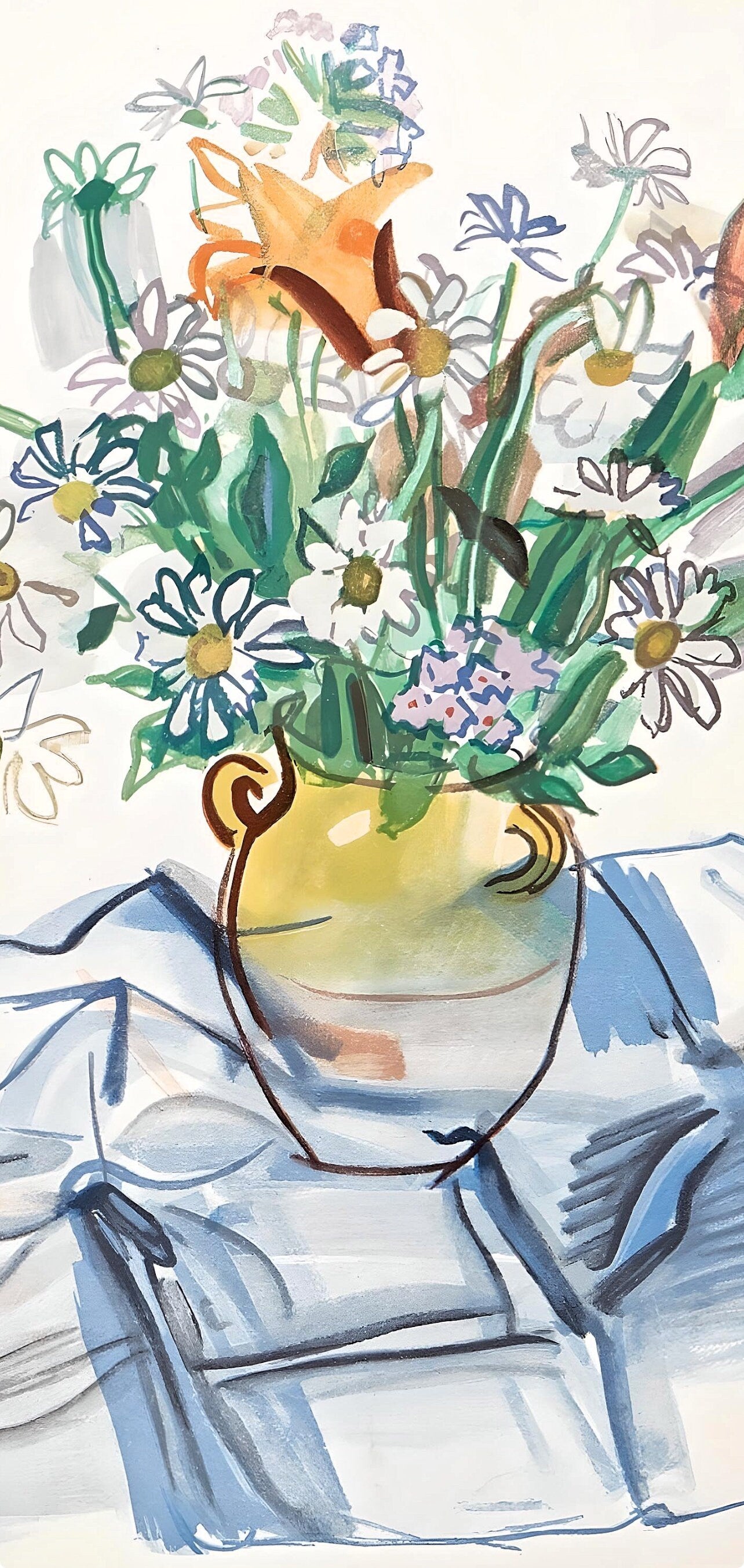 Raoul Dufy, Bouquet, Vacances forcées
