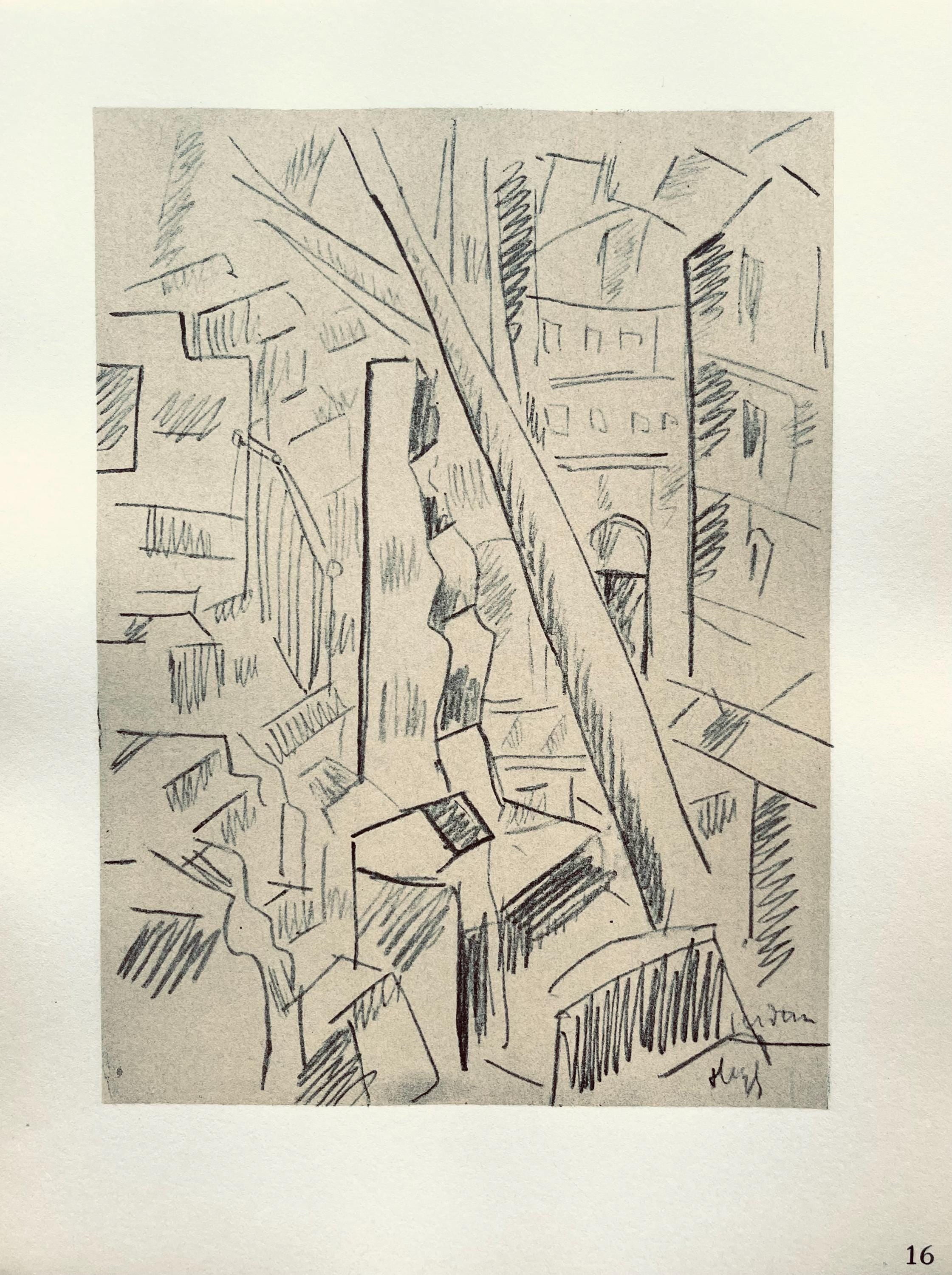 Fernand Léger, Verdun Détruit, Fernand Léger, Dessins de Guerre, Limited Edition Lithograph