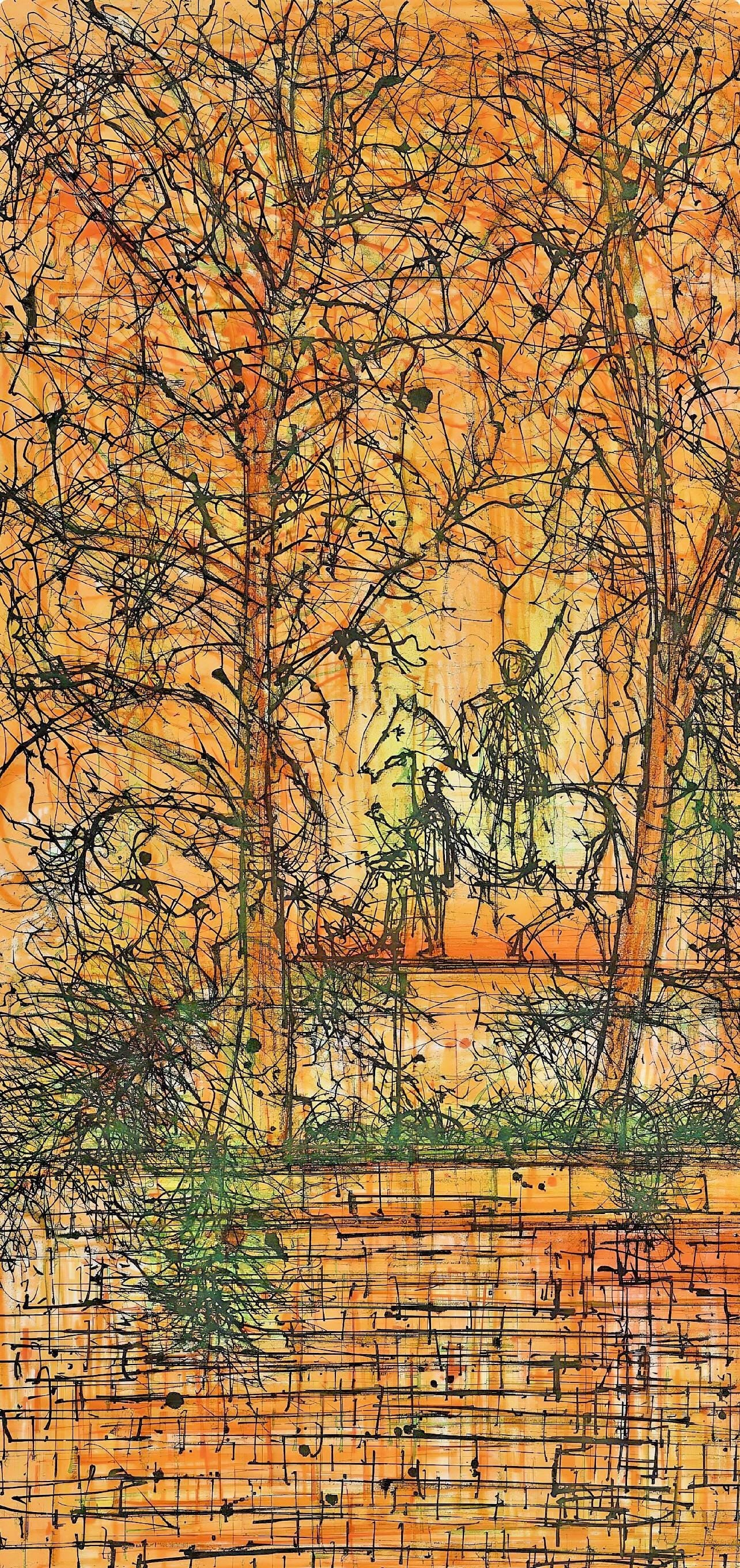 Jean Carzou, Homme à cheval, Regards sur Paris, Limited Edition Lithograph