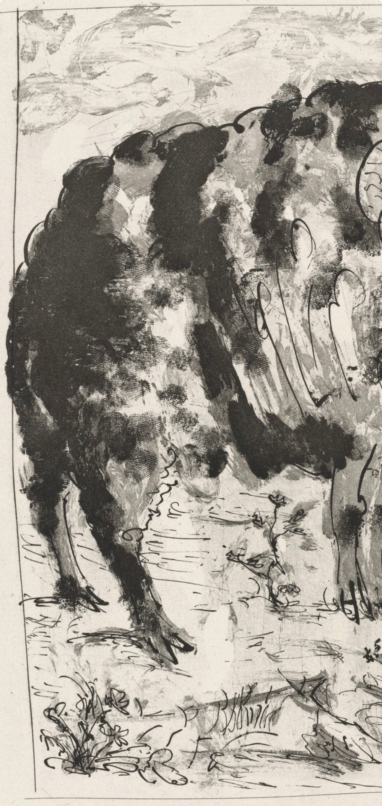 Pablo Picasso, Le Bélier, Histoire naturelle, Limited Edition Lithograph