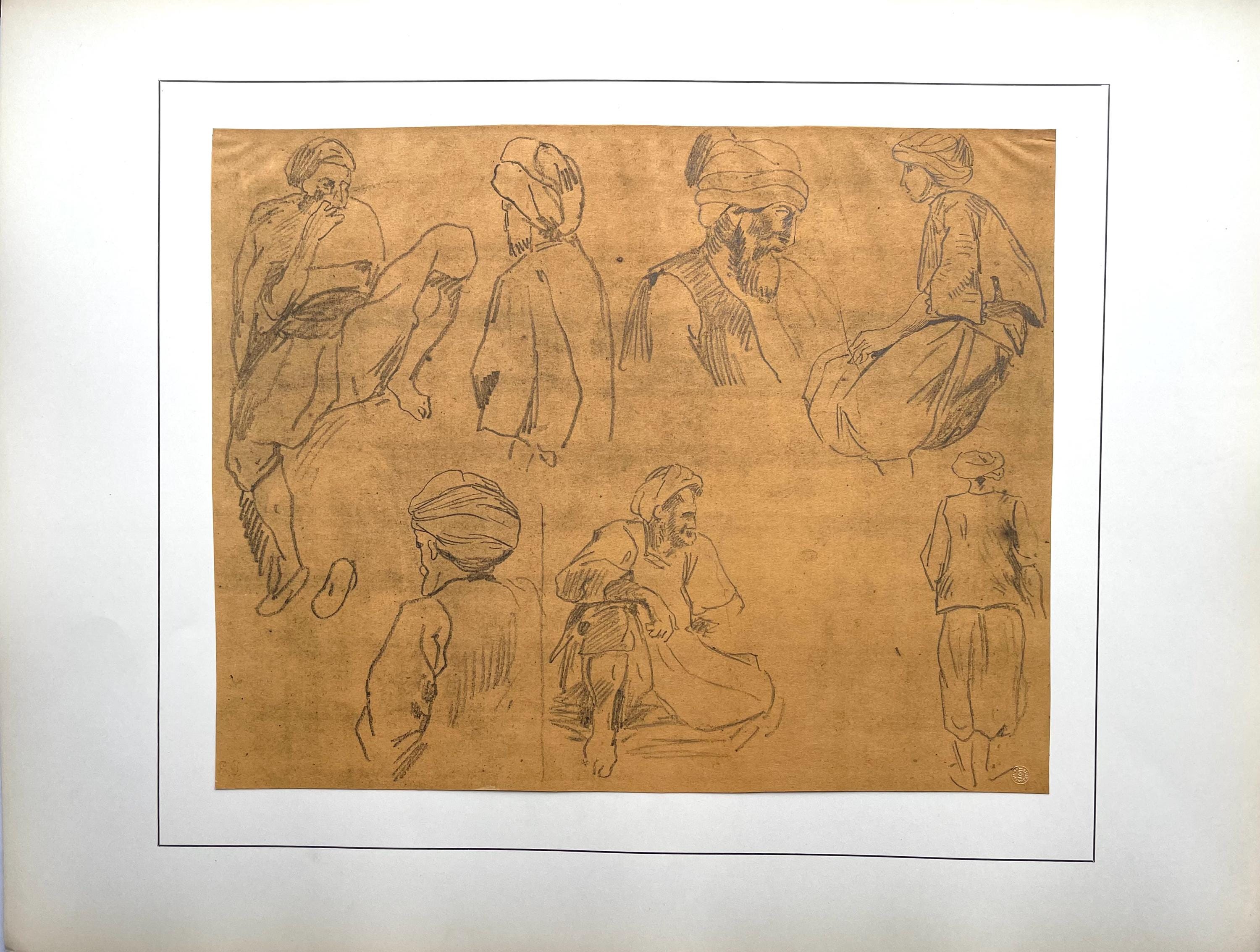 Eugène Delacroix, Composition, Trente et un Dessins et Aquarelles du Maroc, Limited Edition Lithograph