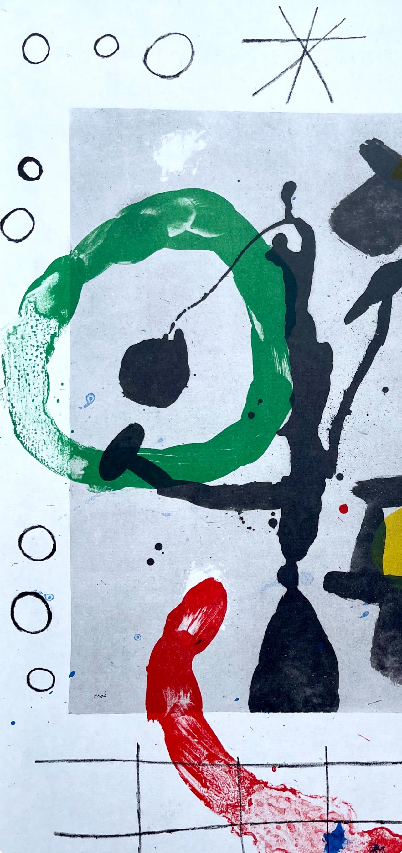 Joan Miró, Composition (Cramer 102; Mourlot 428-449), Derrière le miroir, Limited Edition Lithograph
