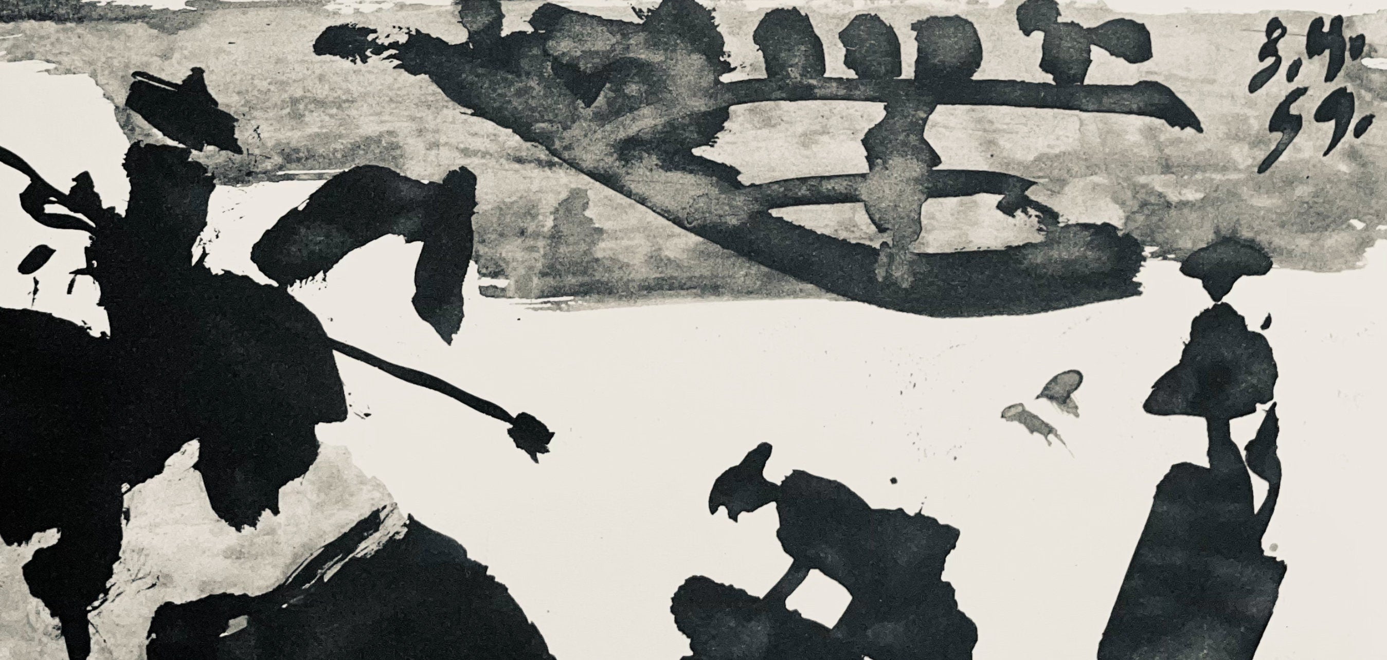 Pablo Picasso, Composition (Bloch 1276; Czwiklitzer 23), Toros y Toreros, Limited Edition Lithograph