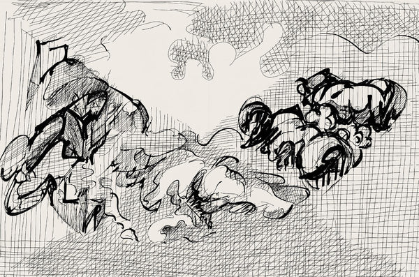 Jacques Villon, Composition (Ginestet/Pouillon 42-64), Hésiode, Les Travaux et les Jours, Limited Edition Etching