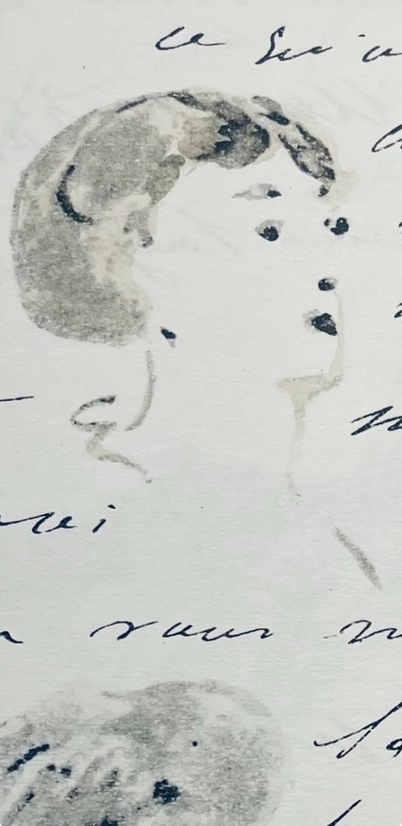 Édouard Manet, Composition, Édouard Manet, Letters with Aquarelles, Limited Edition Lithograph