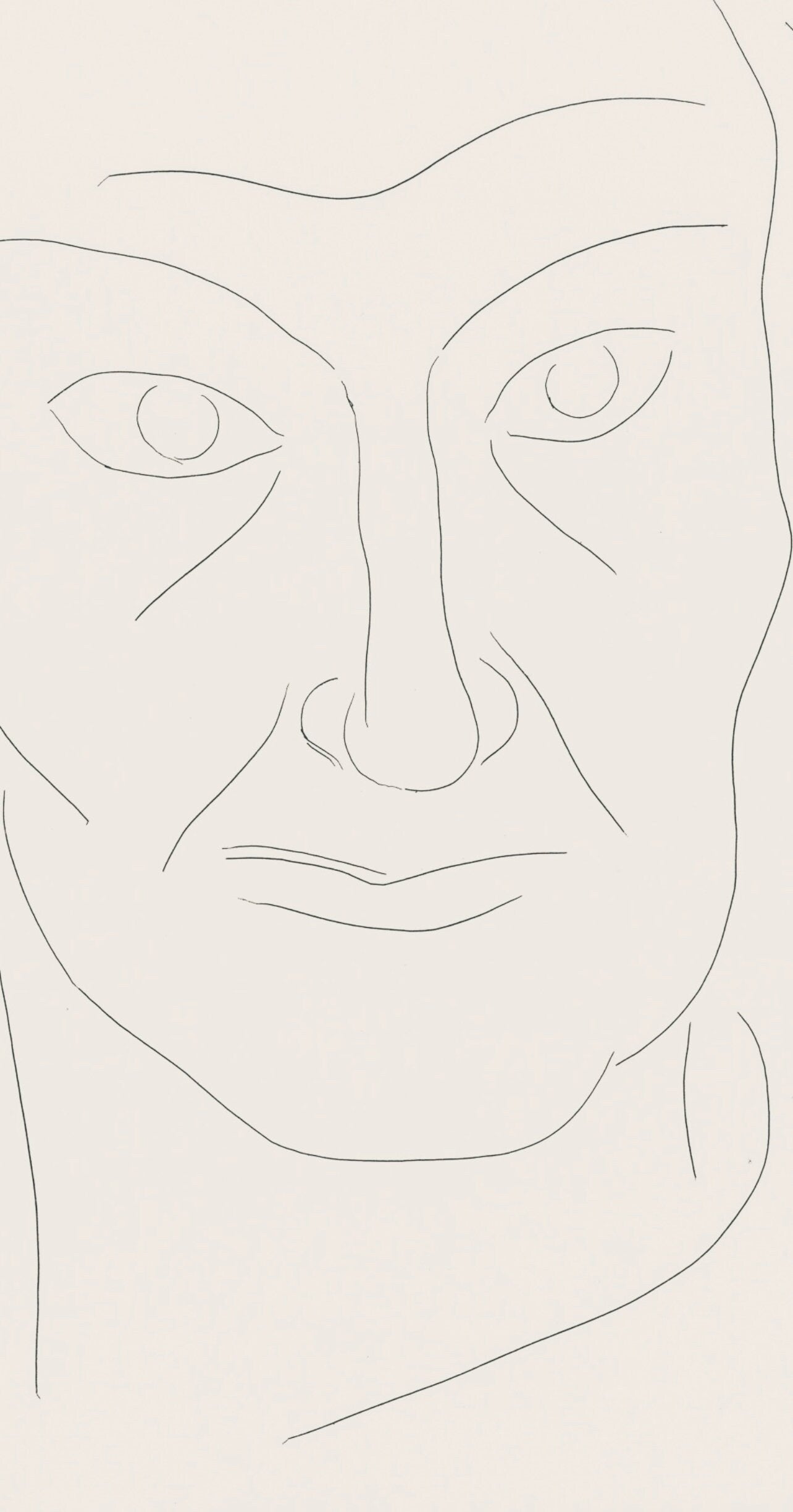 Henri Matisse, Portrait of Baudelaire, Poésies, Limited Edition Lithograph