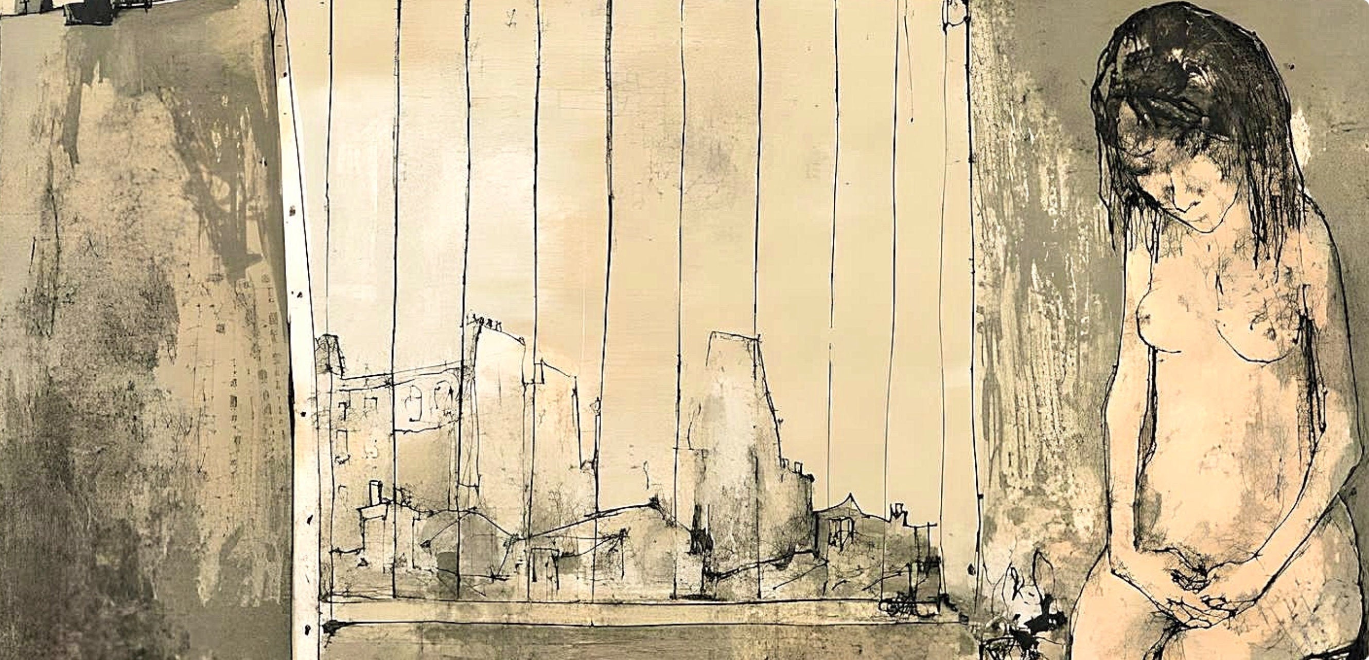 Jean Jansem, Atelier parisien, Au Temps de Paris Seine, Limited Edition Lithograph