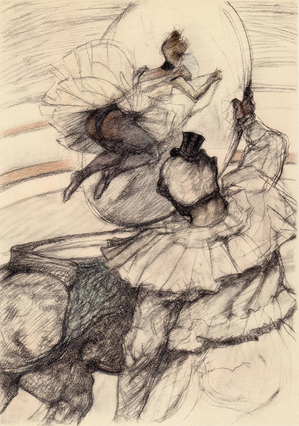 Henri de Toulouse-Lautrec, Travail de panneau, The Circus by Toulouse-Lautrec, Limited Edition Lithograph