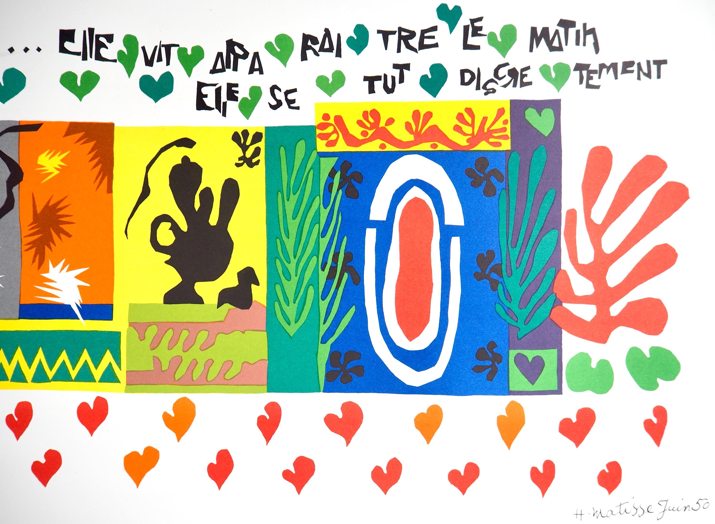 Henri Matisse, Mille et une Nuits, Derrière le miroir, Limited Edition Lithograph