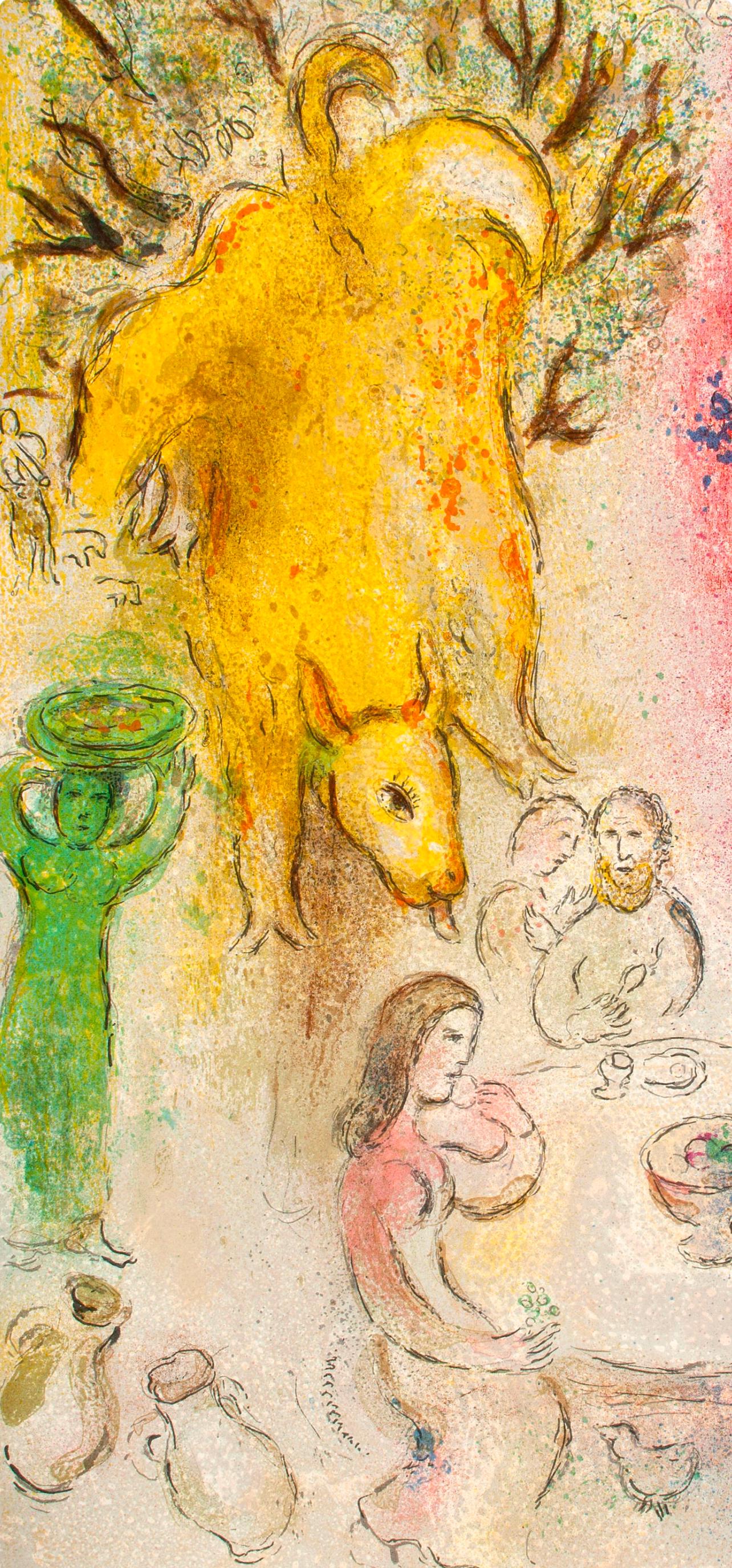 Marc Chagall, Banquet de Pan, Daphnis et Chloé, Limited Edition Héliogravure