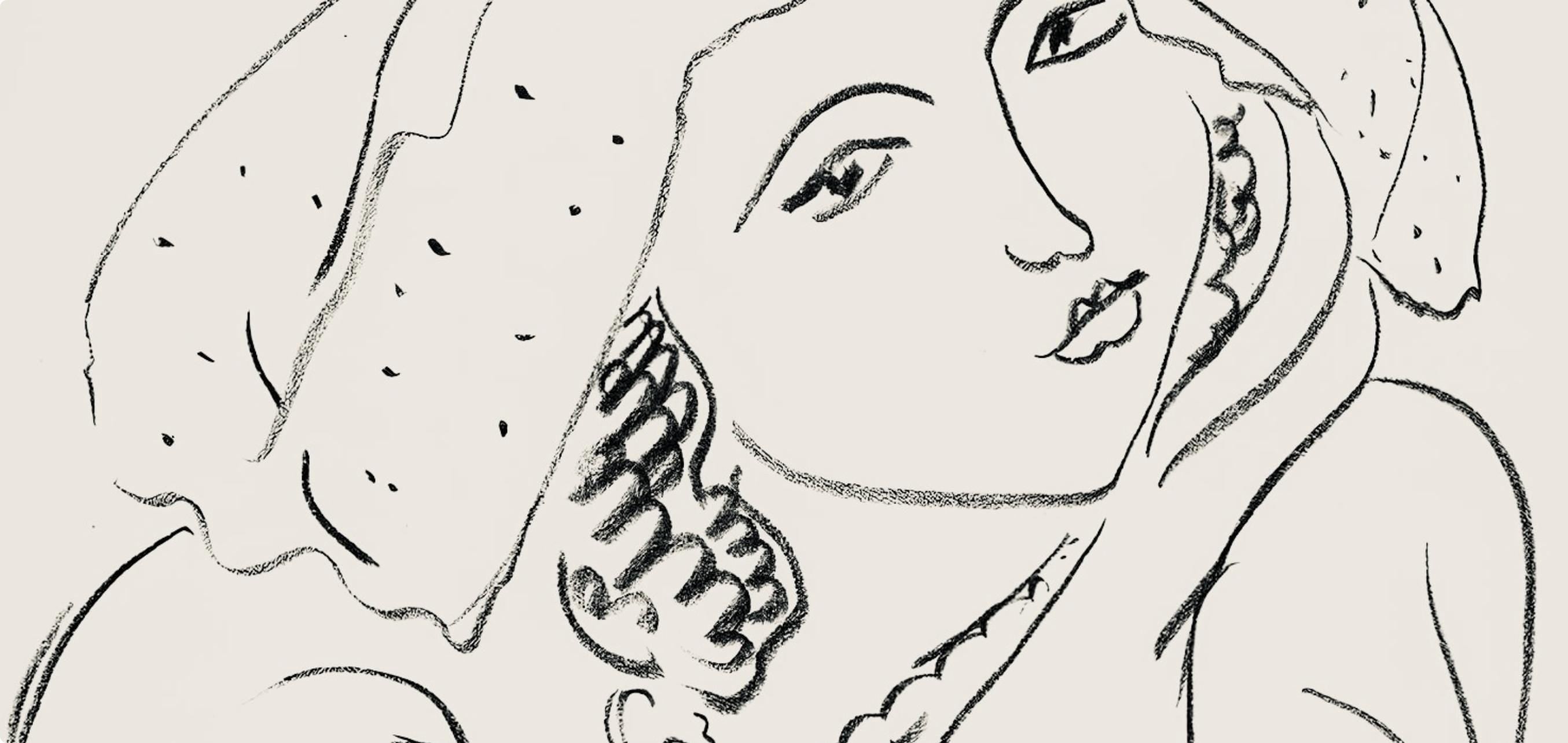 Henri Matisse, Série I, var. 5 (Duthuit 9), Henri Matisse, Dessins, Thèmes et variations, Limited Edition Lithograph