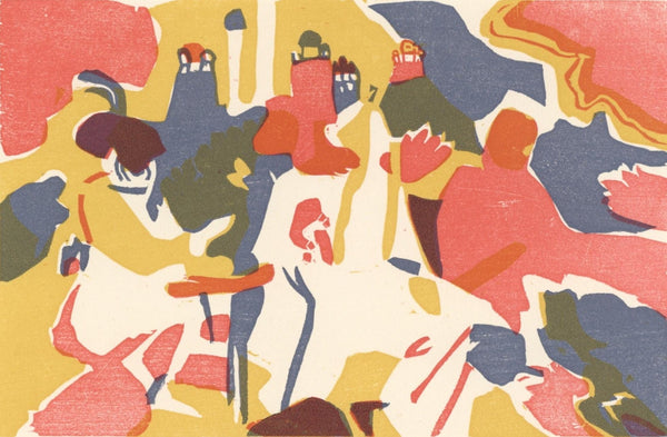 Wassily Kandinsky, Orientalisches (Roethel 10), XXe siècle, Limited Edition Woodcut