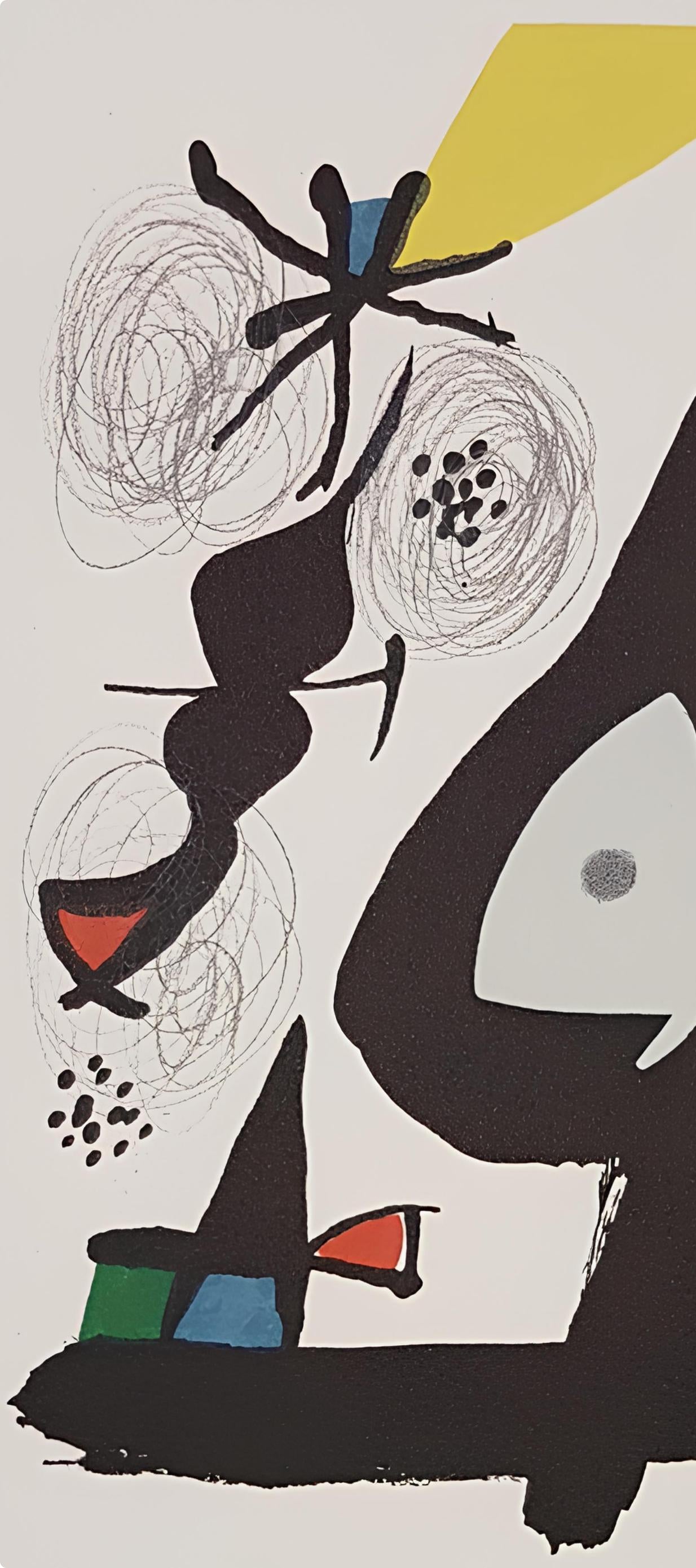 Joan Miró, Composition (Mourlot 1212-1225; Cramer 248), La mélodie acide, Limited Edition Lithograph