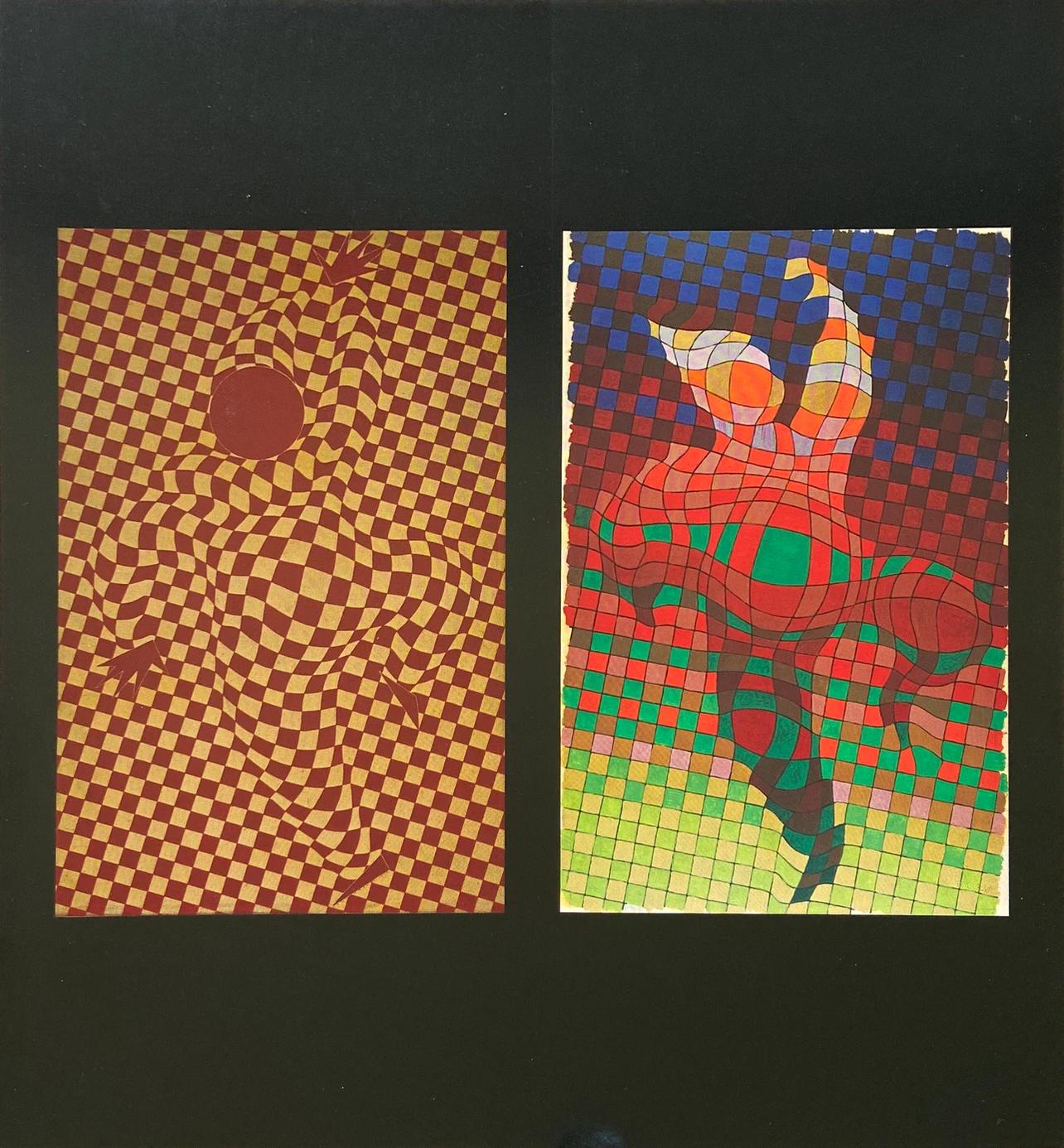 Victor Vasarely, Composition, Graphismes II, Limited Edition Héliogravure