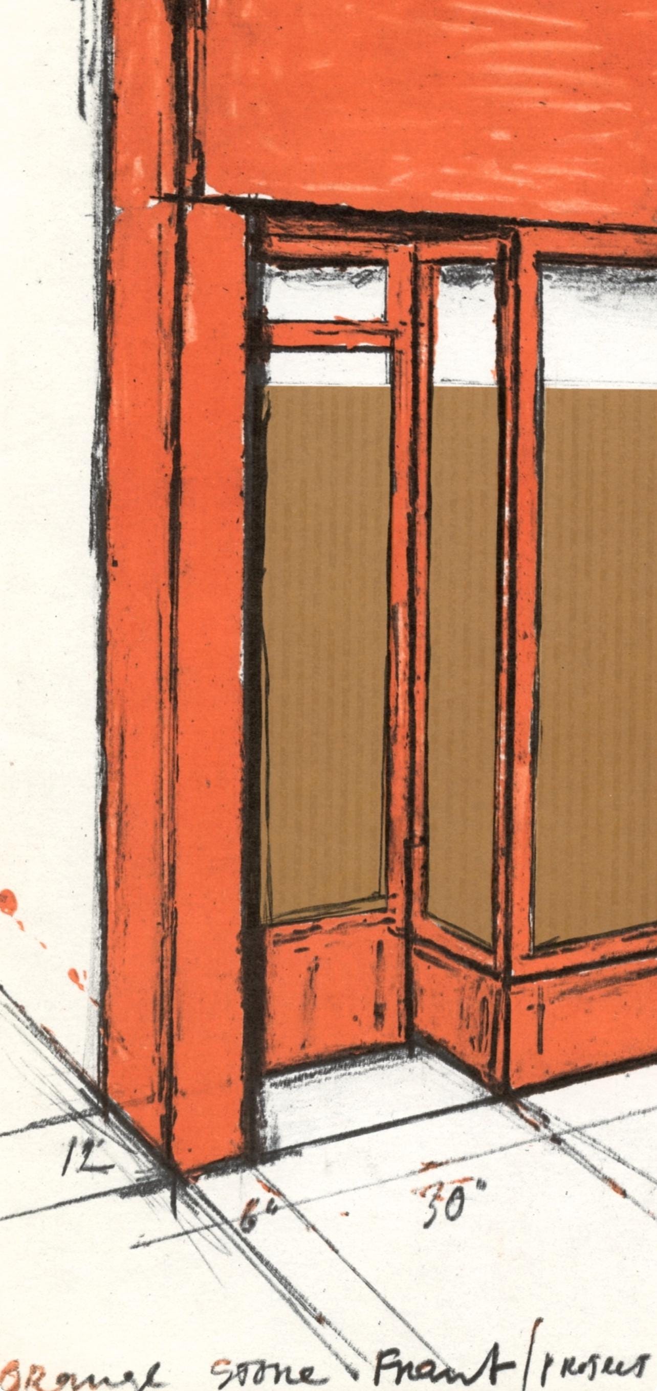 Christo and Jeanne-Claude, Composition, Ediciones Polígrafa, Redfern Gallery, Limited Edition Lithograph