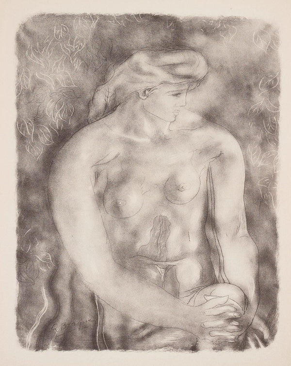 Georges Braque, Composition, Braque Espaces, 13 Dessins, Lavis, Aquarelles, Limited Edition Lithograph