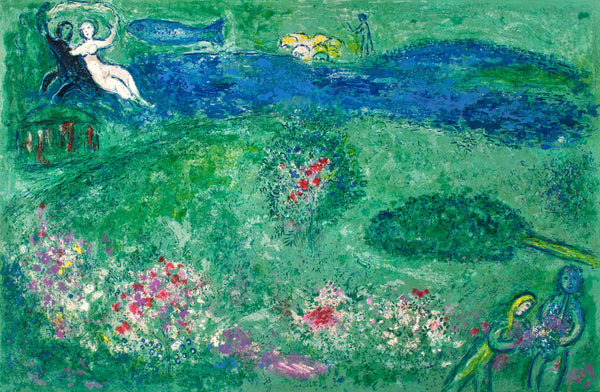 Marc Chagall, Le Verger, Daphnis et Chloé, Limited Edition Héliogravure