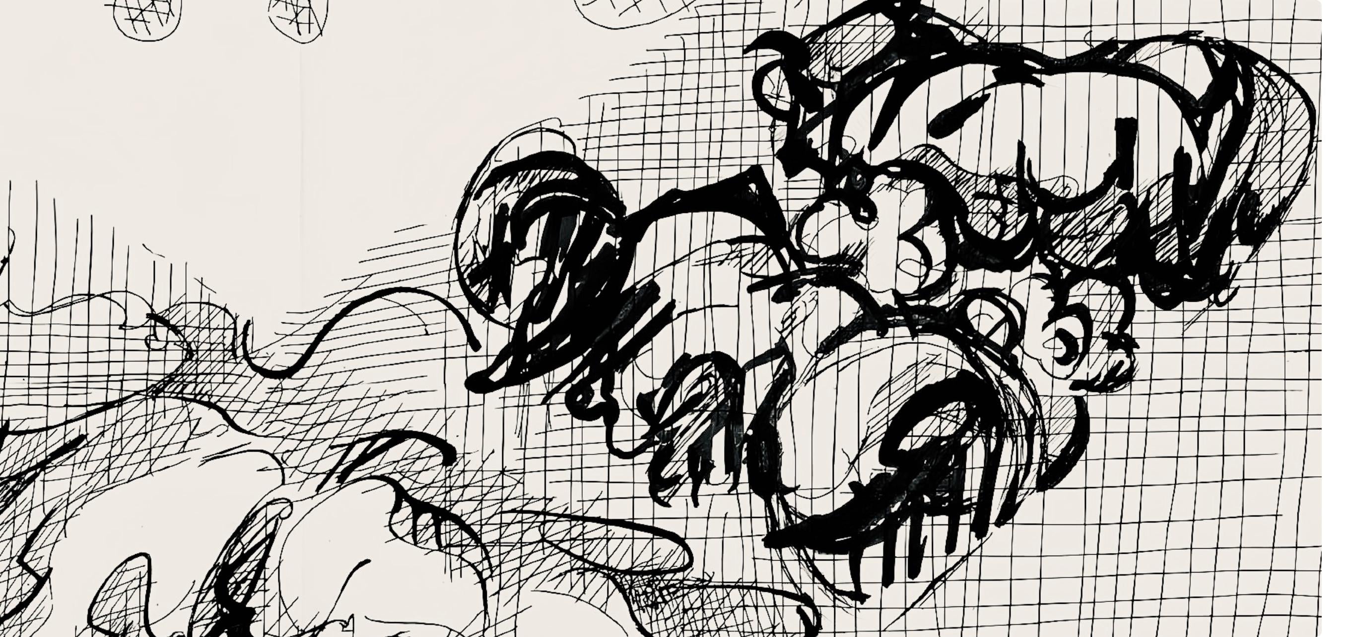 Jacques Villon, Composition (Ginestet/Pouillon 42-64), Hésiode, Les Travaux et les Jours, Limited Edition Etching
