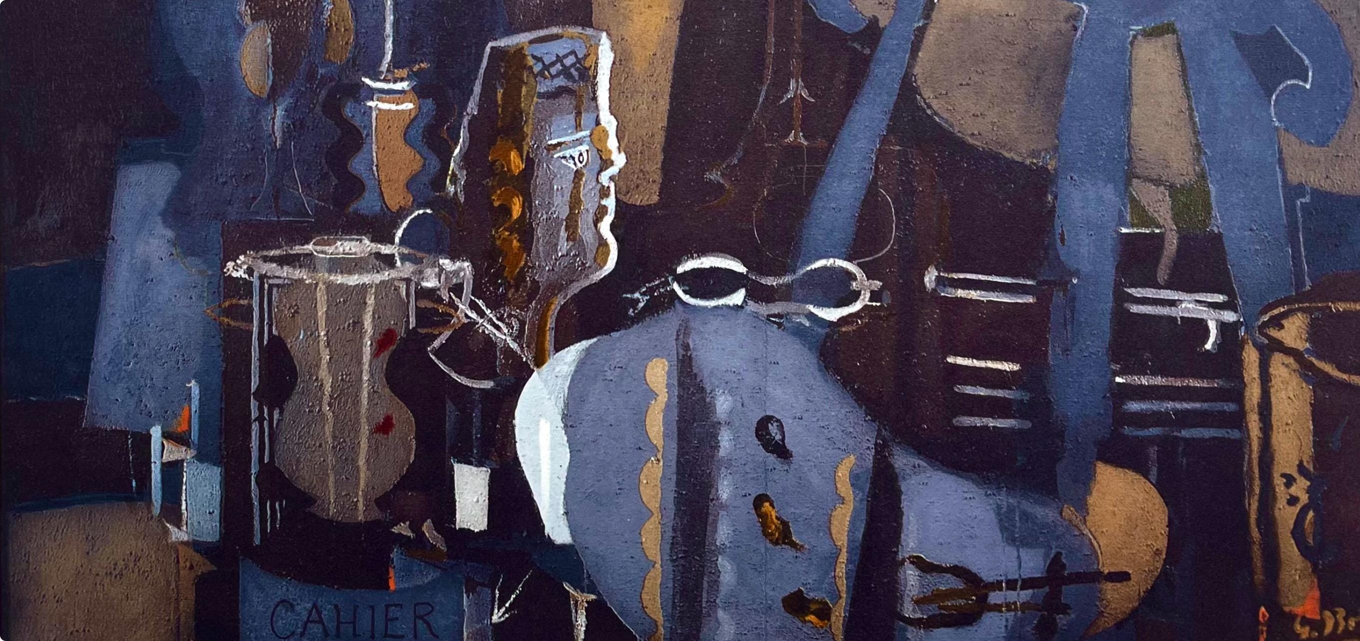 Georges Braque, Atelier VI, l’Hommage à Georges Braque, Derrière le miroir, Limited Edition Lithograph
