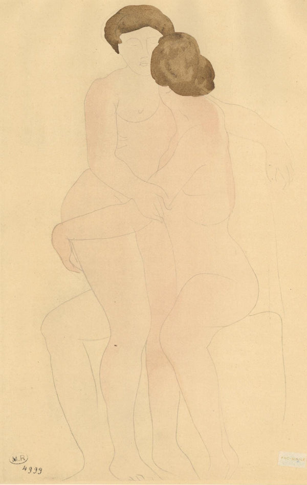 Auguste Rodin, Composition, La Varende, Rodin, Limited Edition Lithograph