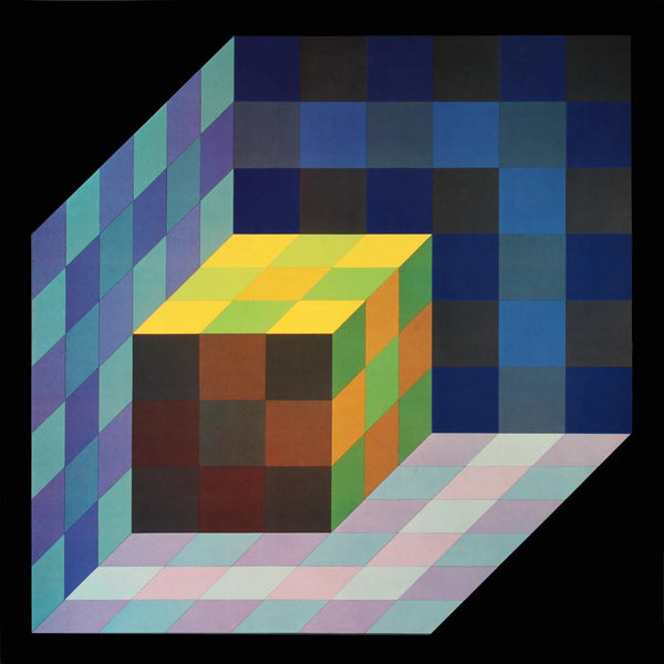 Victor Vasarely, Composition, Progressions I, Limited Edition Héliogravure