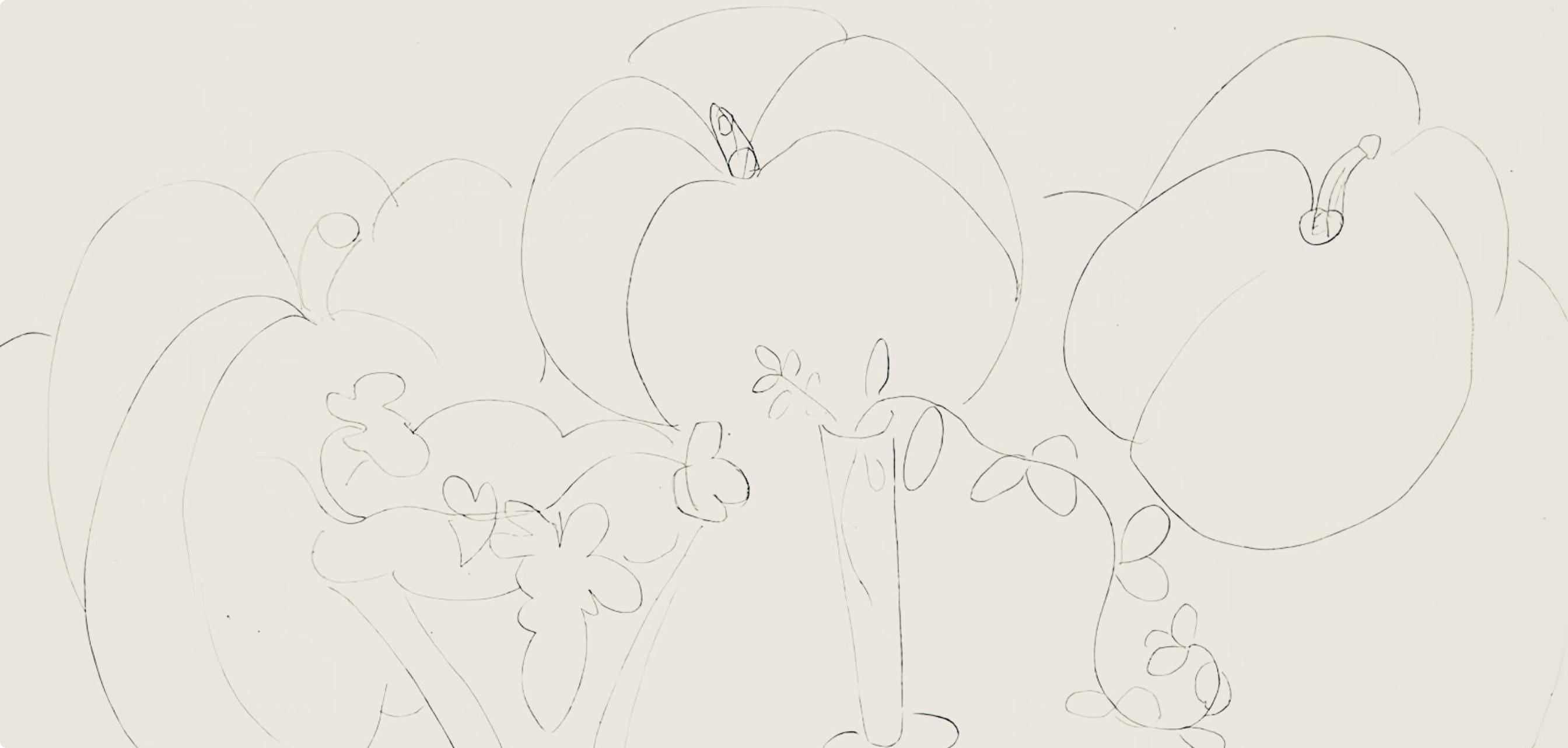 Henri Matisse, Série H, var. 11 (Duthuit 9), Henri Matisse, Dessins, Thèmes et variations, Limited Edition Lithograph