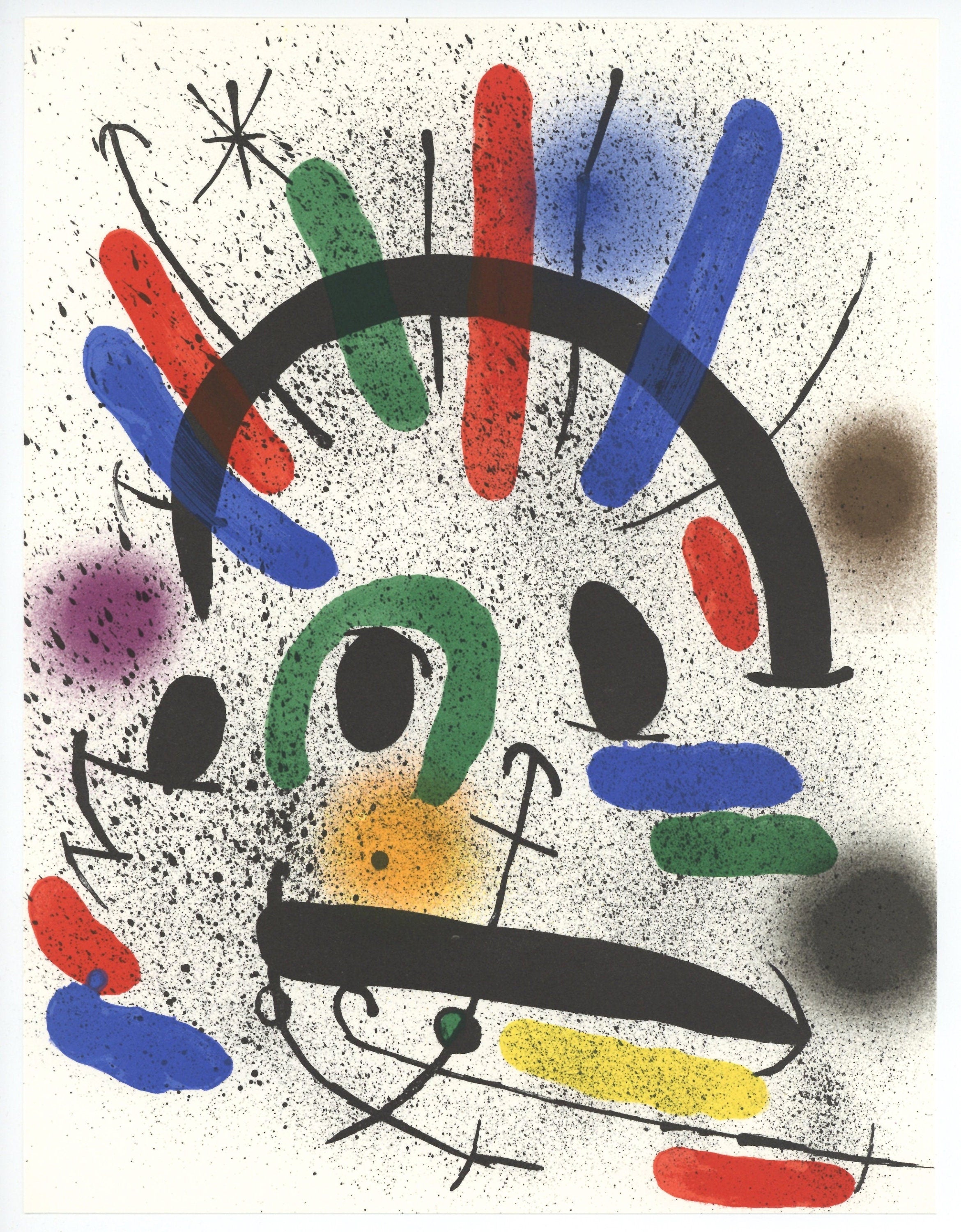 Joan Miró, Composition, (Cramer 160; Mourlot 858), Joan Miró Lithographs, Limited Edition Lithograph