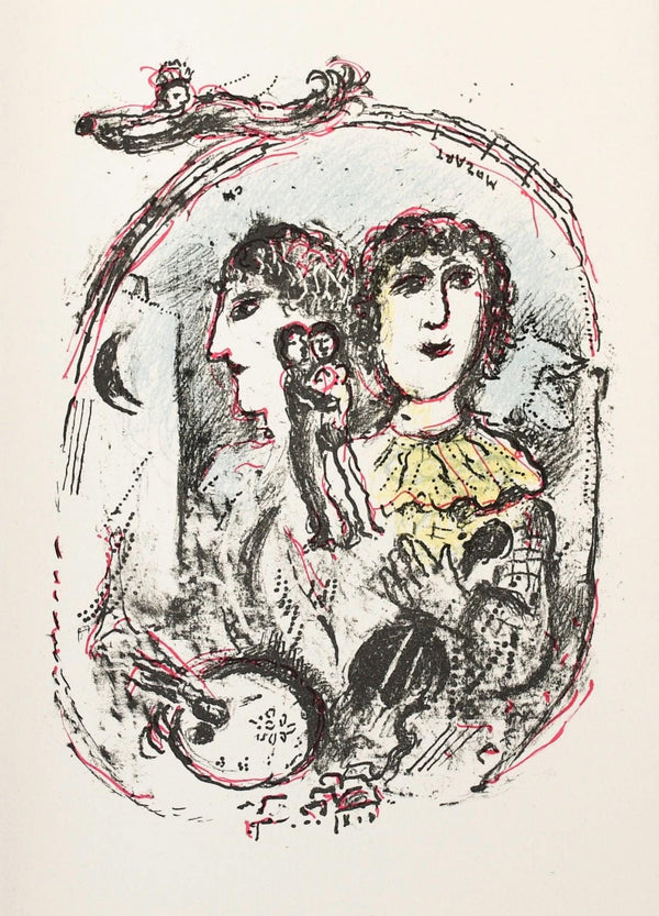 Marc Chagall, Composition (Mourlot 668-677), La Féerie et Le Royaume, Limited Edition Lithograph